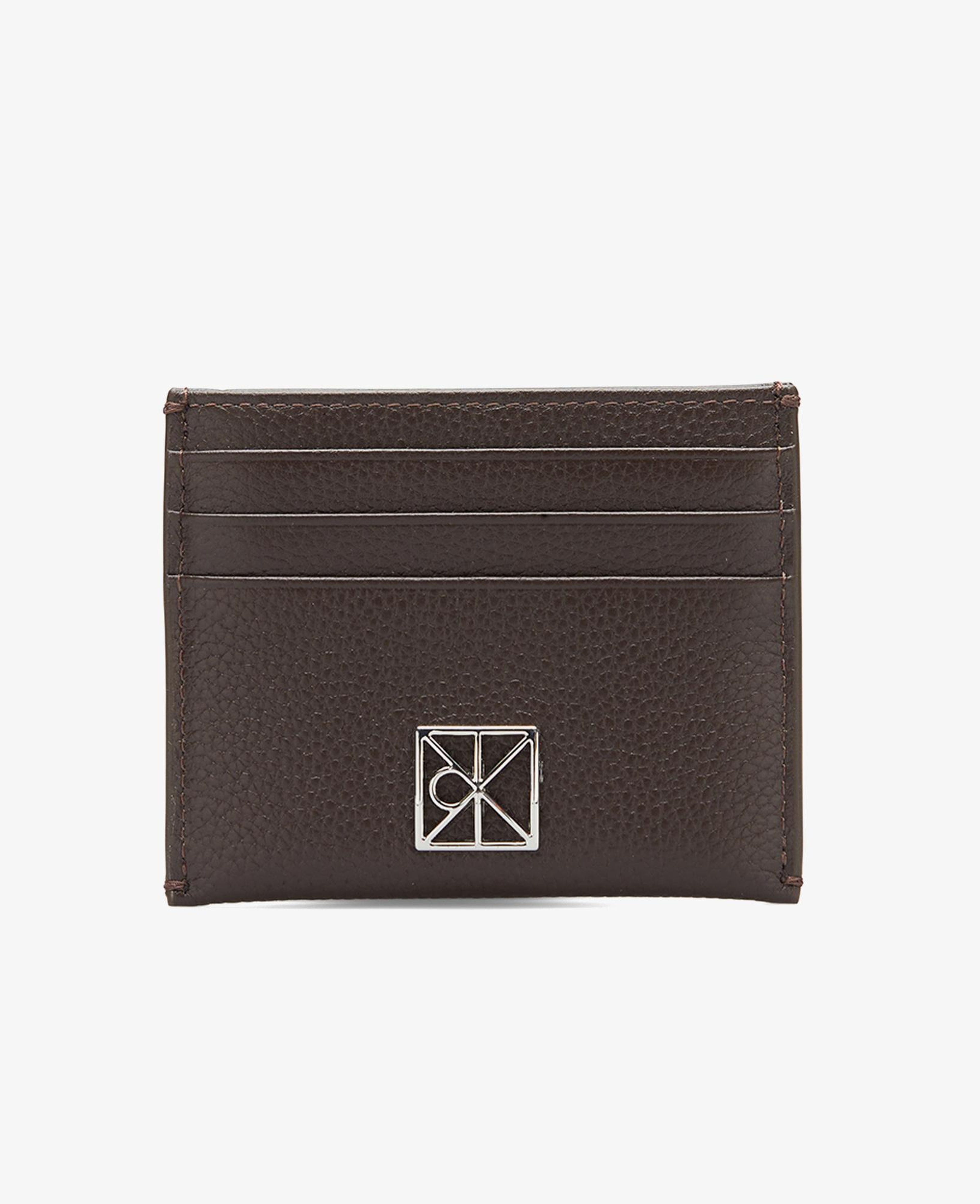 Calvin Klein Emblem Pebble Kadın Kahverengi Kartlık