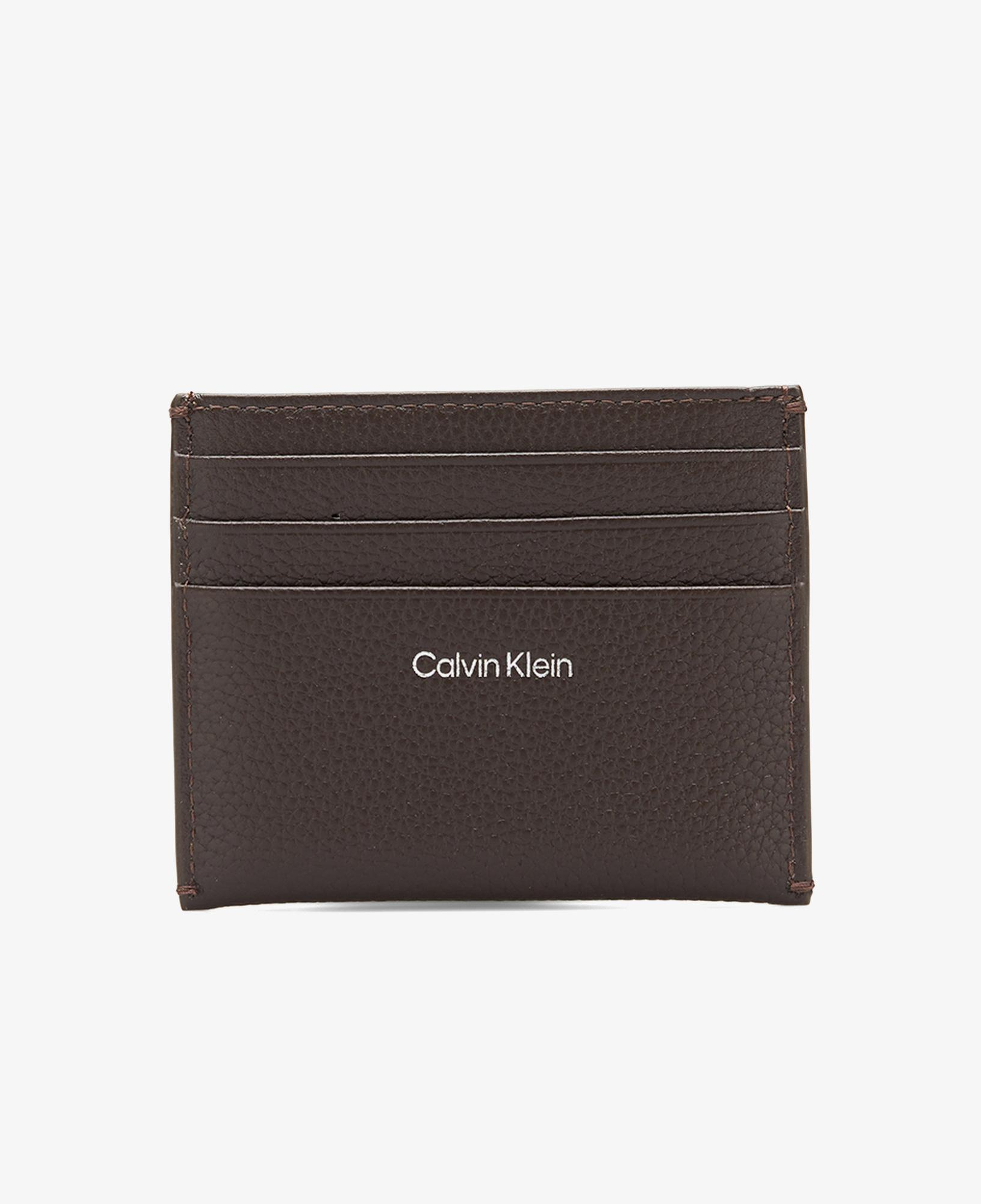 Calvin Klein Emblem Pebble Kadın Kahverengi Kartlık