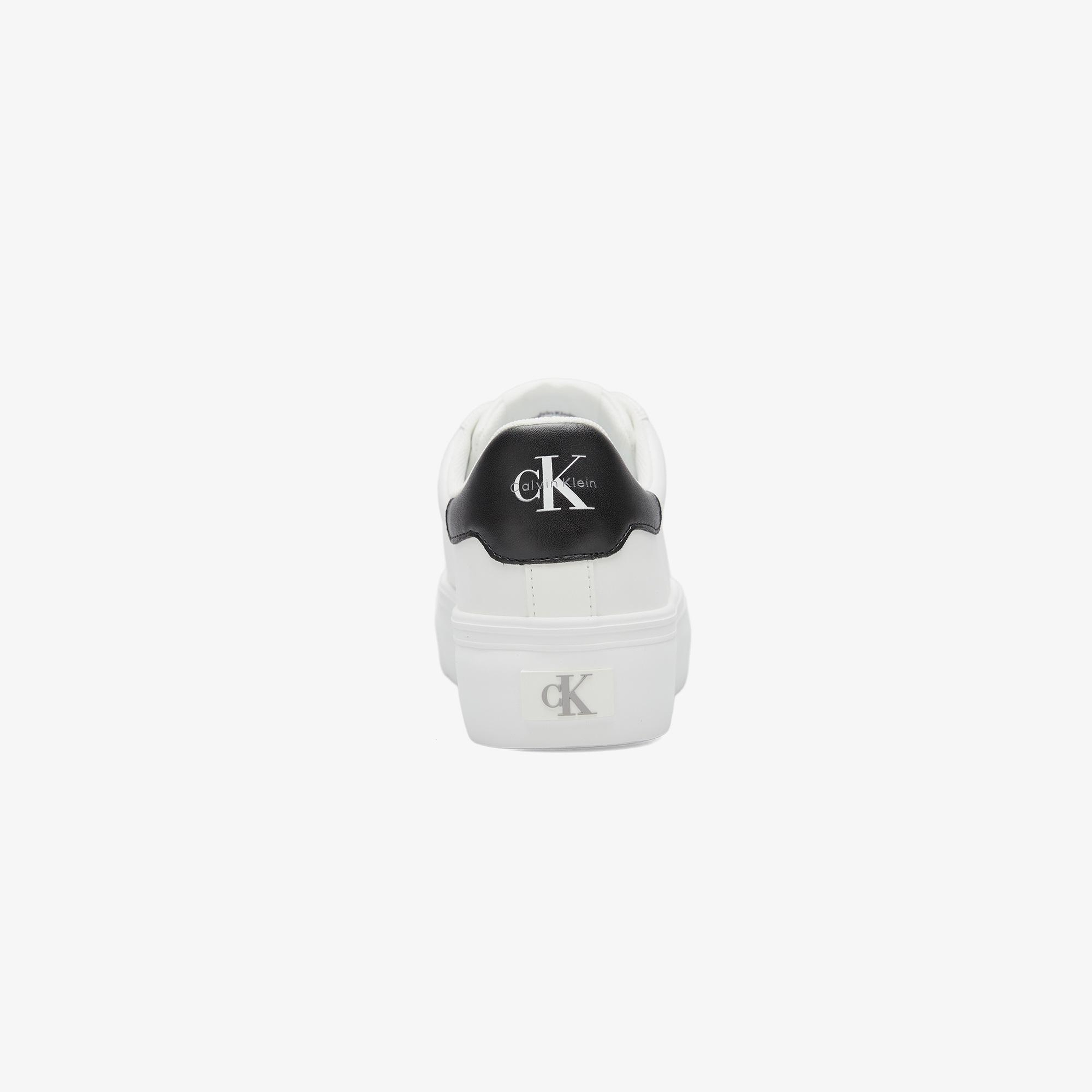 Calvin Klein Vulc Flatform Laceup Low Kadın Beyaz Sneaker