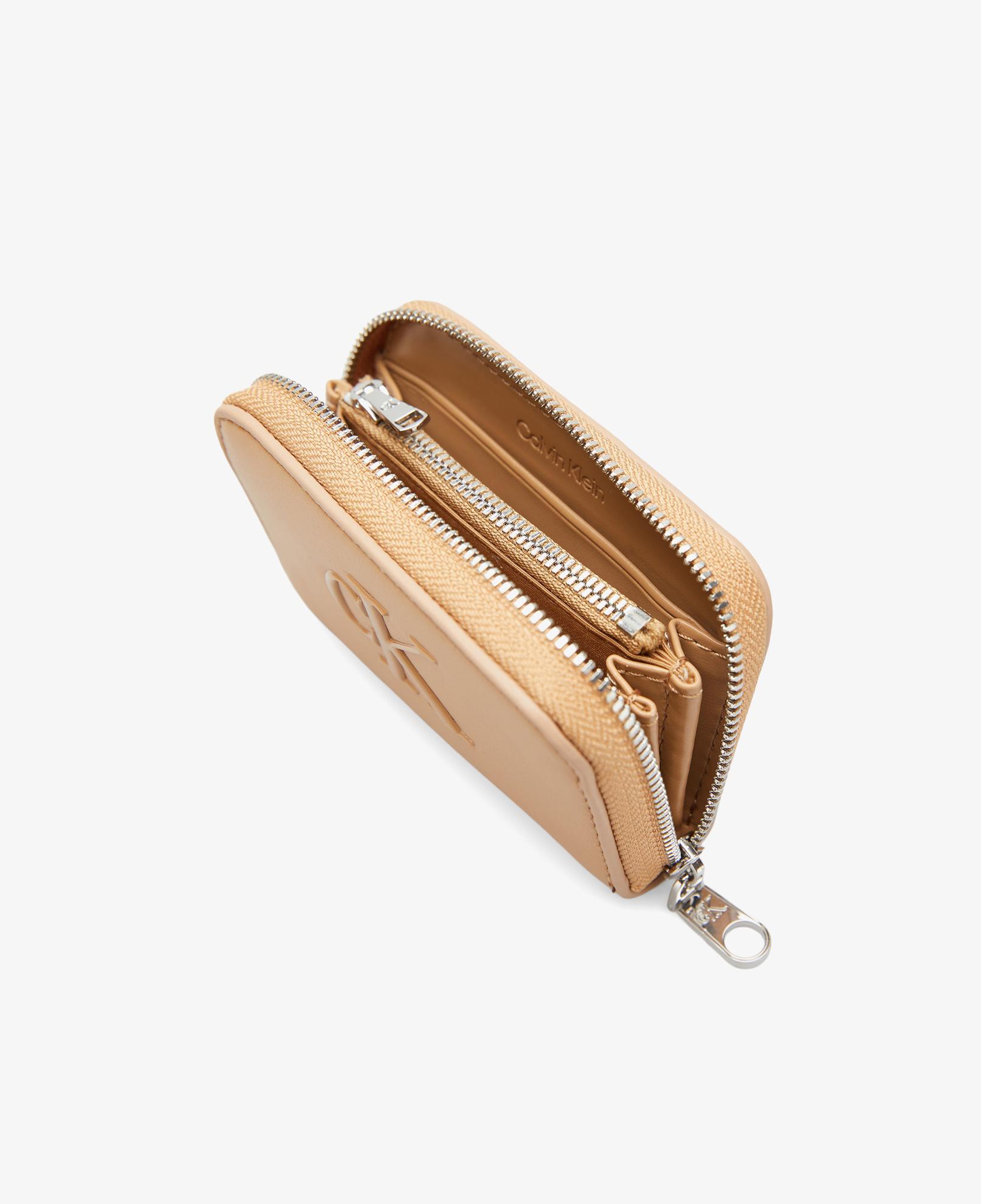 Calvin Klein Bold Medium Zip Around Kadın Kahverengi Cüzdan