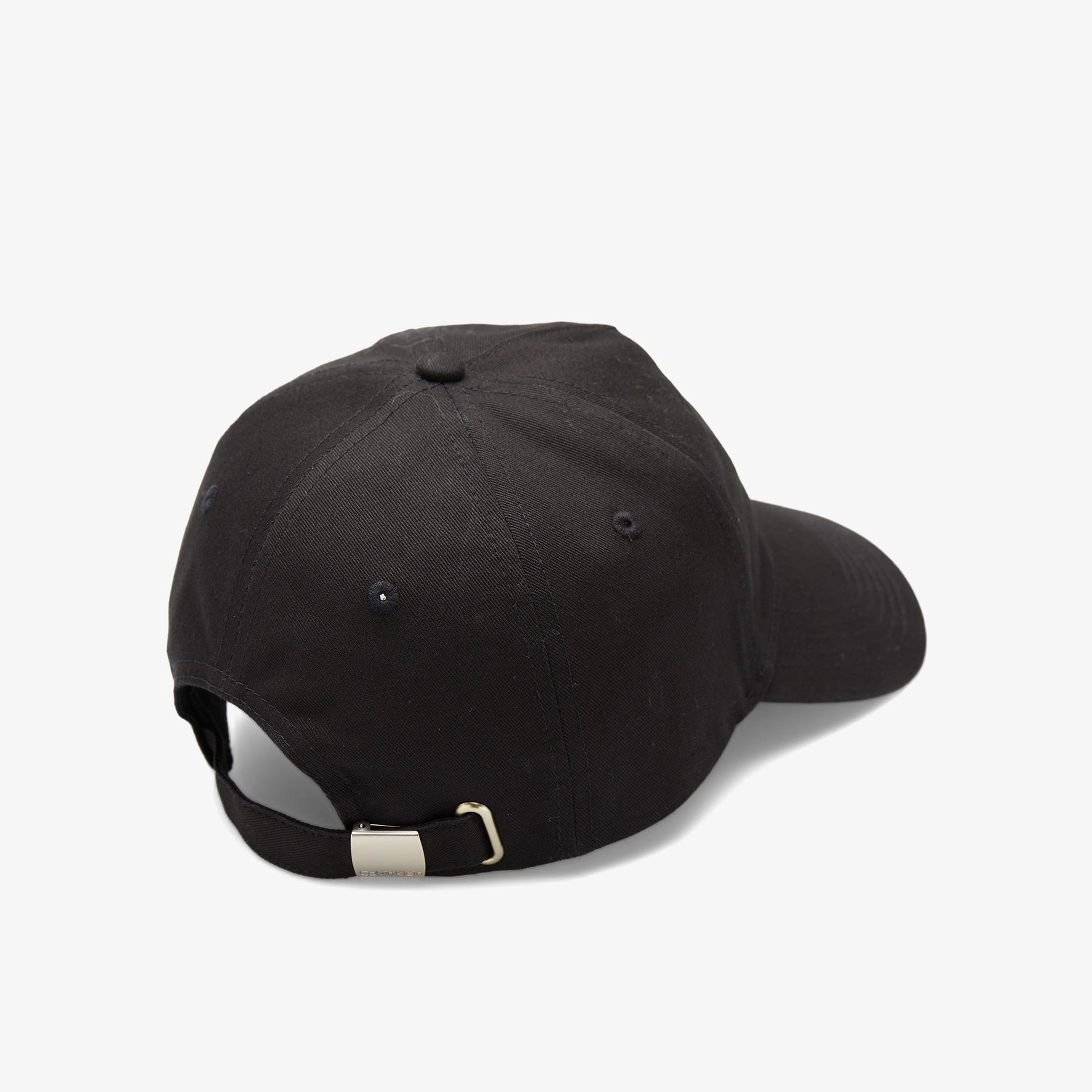 Calvin Klein Monogram Embroidery Baseball Erkek Siyah Şapka