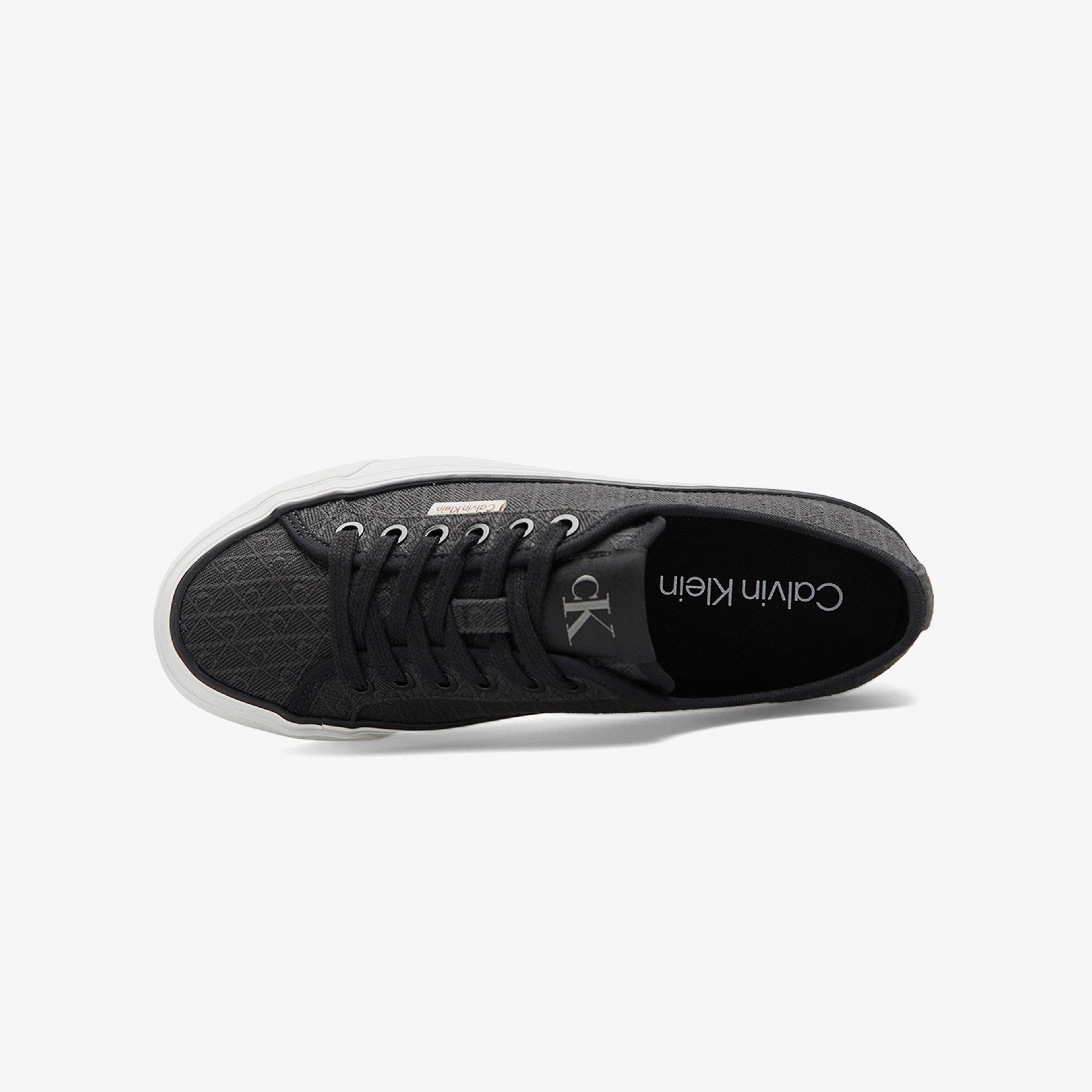 Calvin Klein Vulc Flatform Laceup Kadın Siyah Sneaker