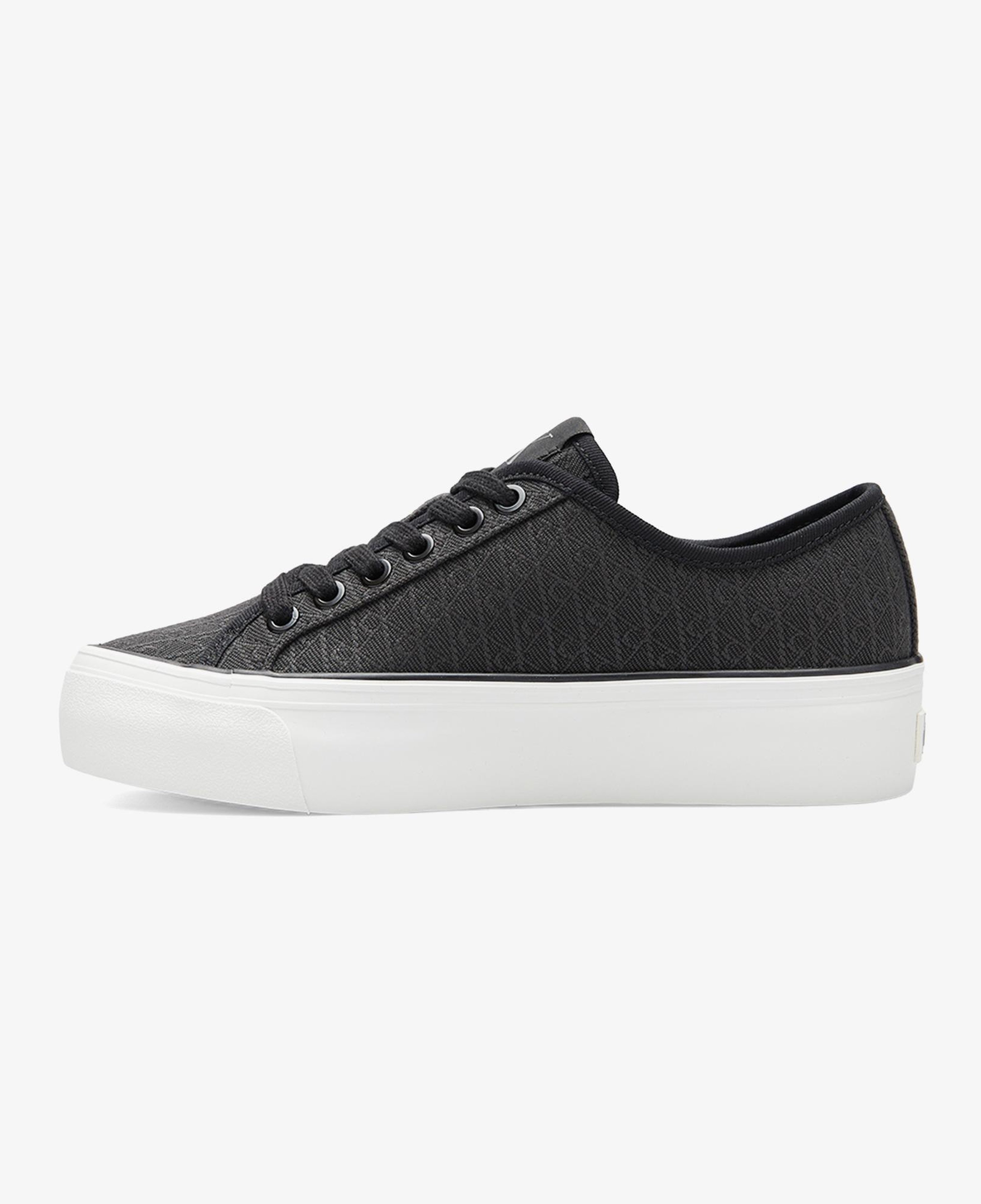 Calvin Klein Vulc Flatform Laceup Kadın Siyah Sneaker