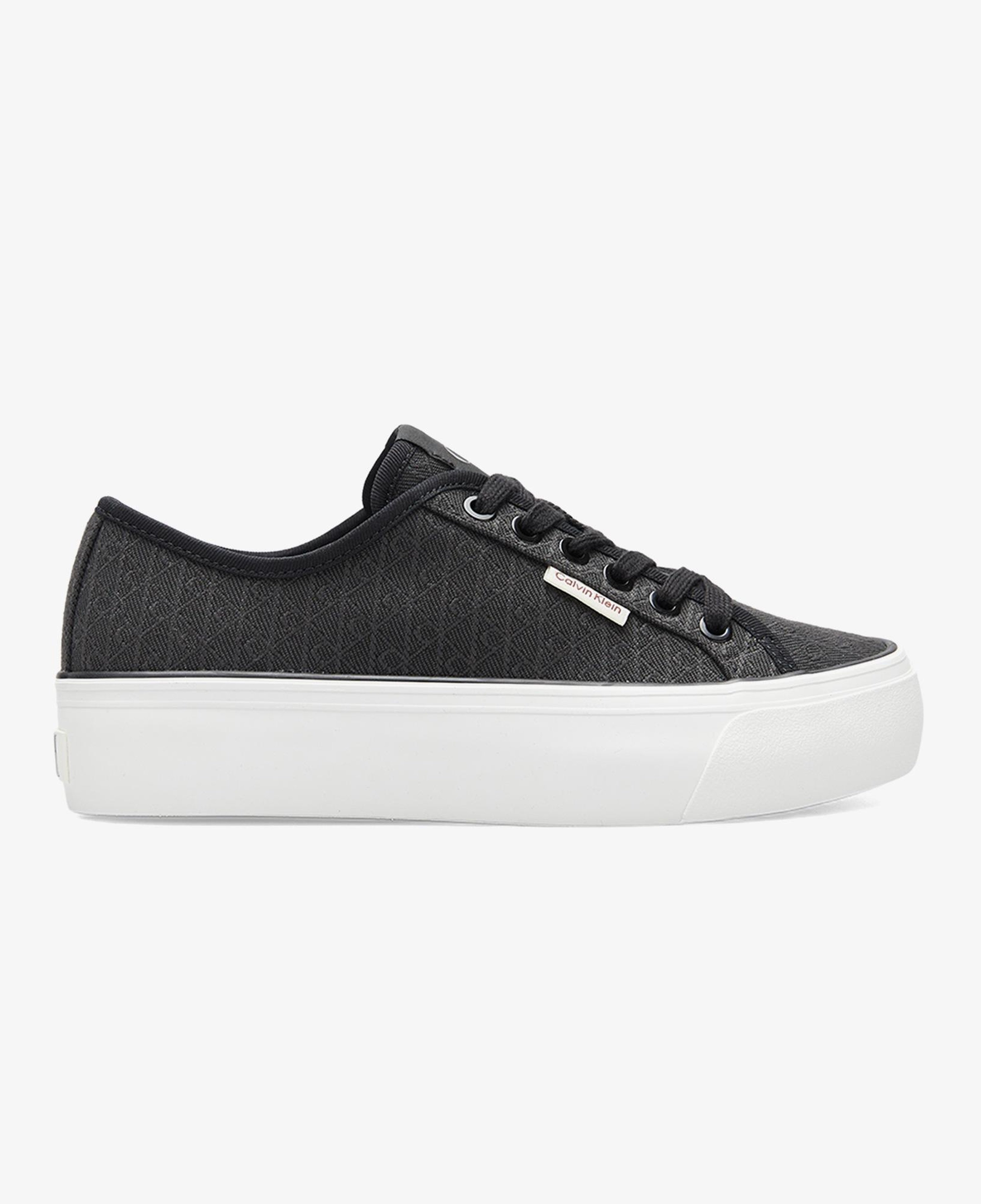Calvin Klein Vulc Flatform Laceup Kadın Siyah Sneaker