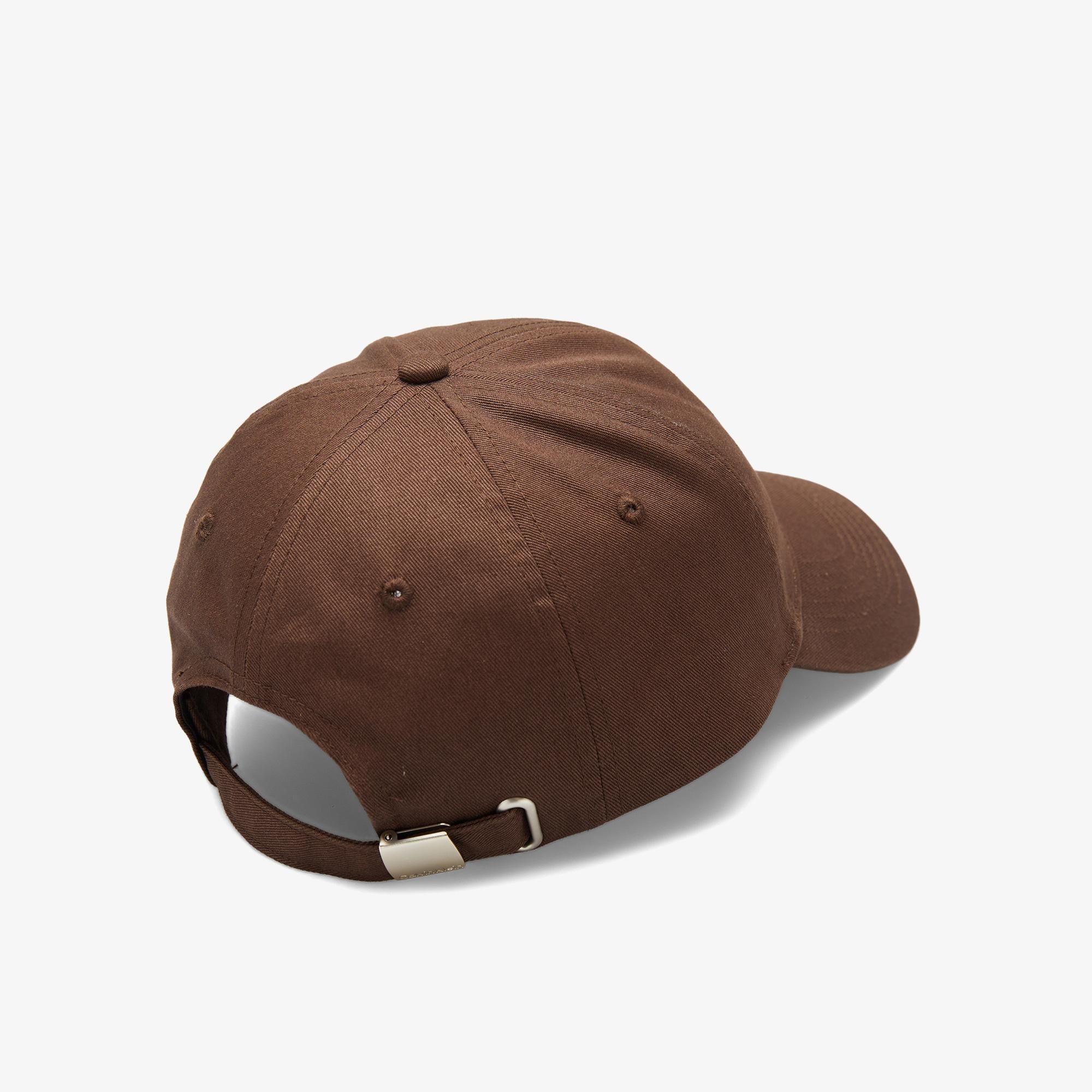 Calvin Klein Monogram Embroidery Baseball Kadın Kahverengi Şapka