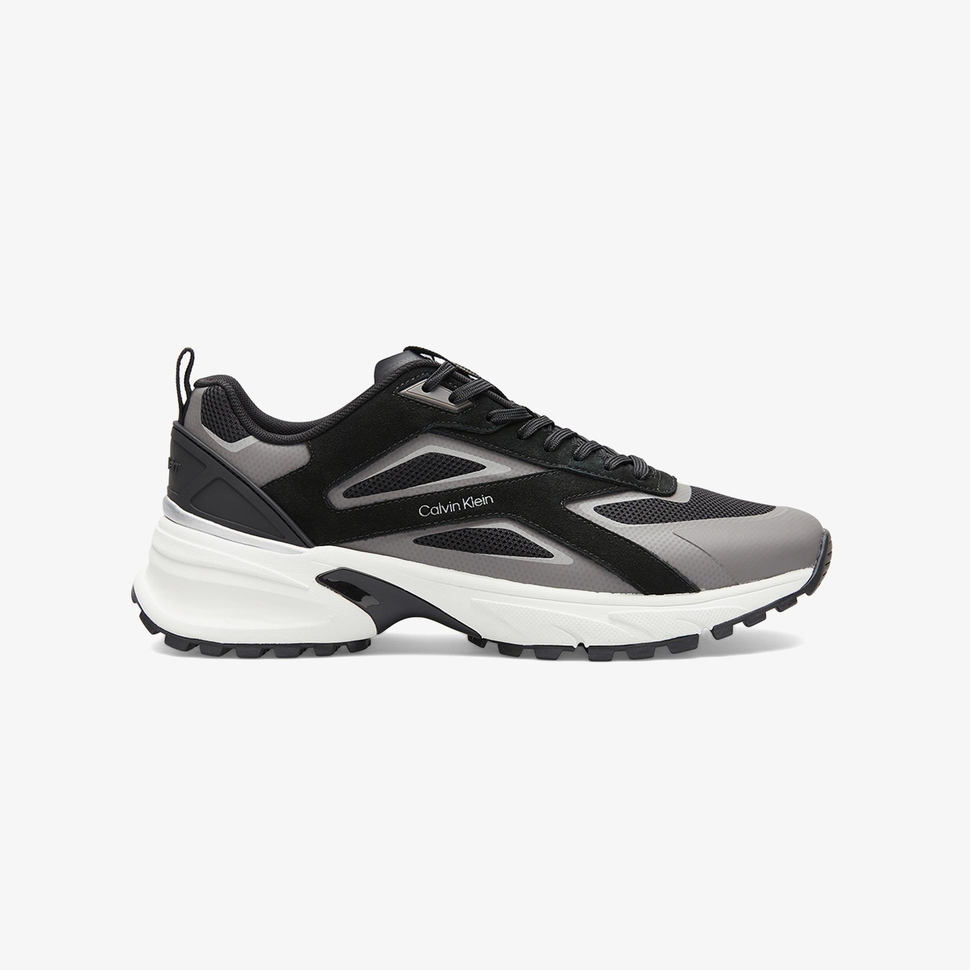 Calvin Klein Hike Runner Stripe Mix Erkek Siyah Sneaker
