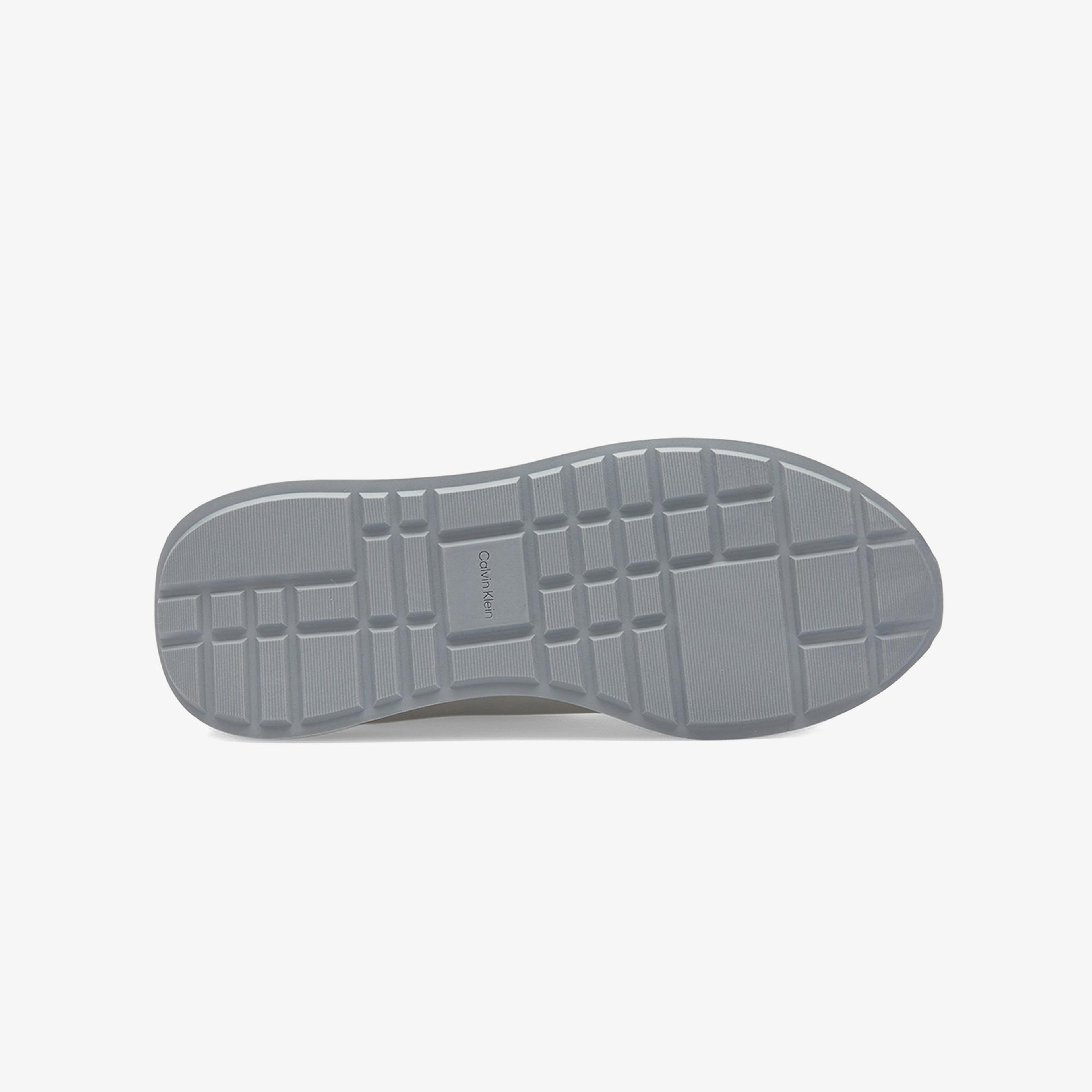 Calvin Klein Retro Runner Metallic Kadın Gri Sneaker