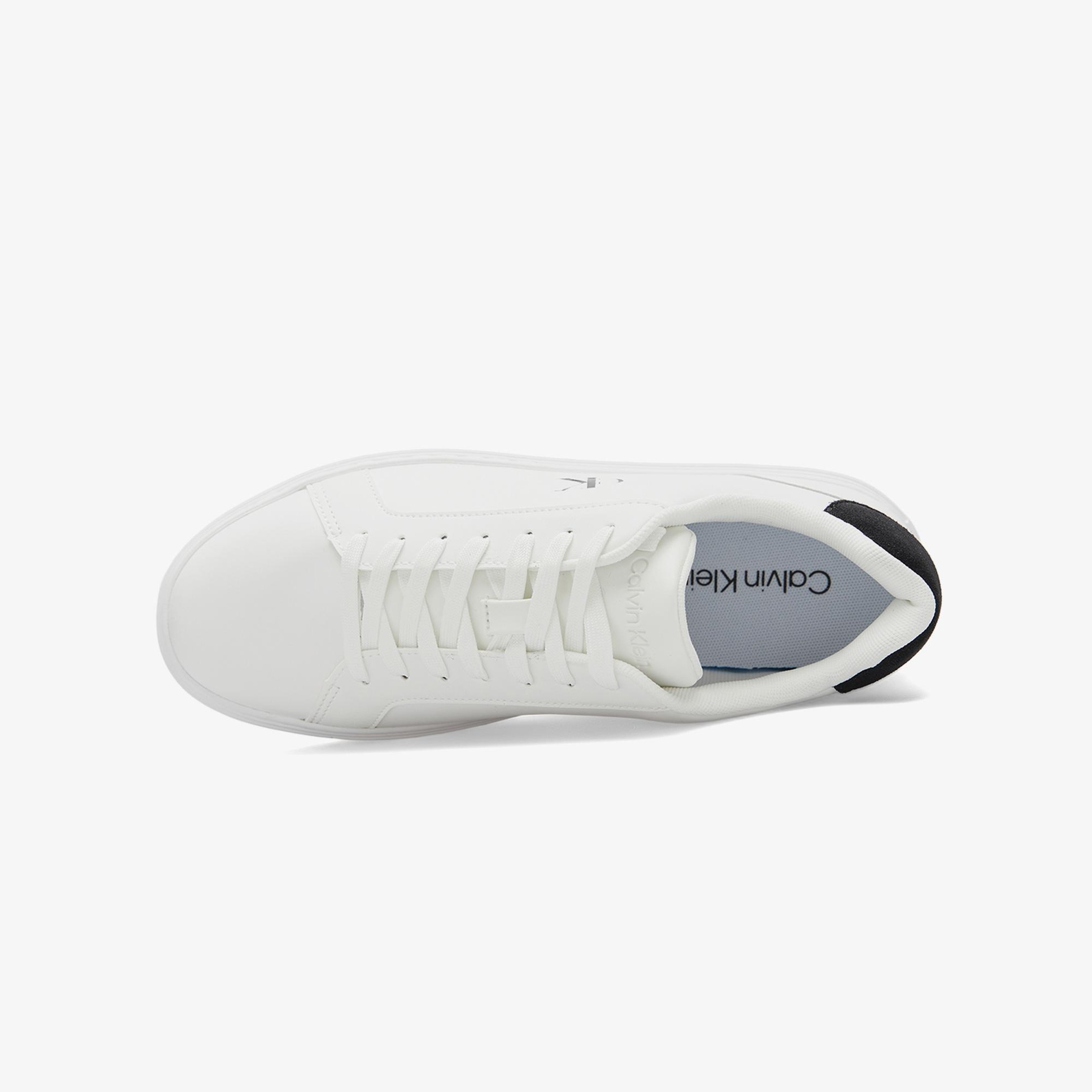 Calvin Klein Classic Cupsole Laceup Erkek Beyaz Sneaker