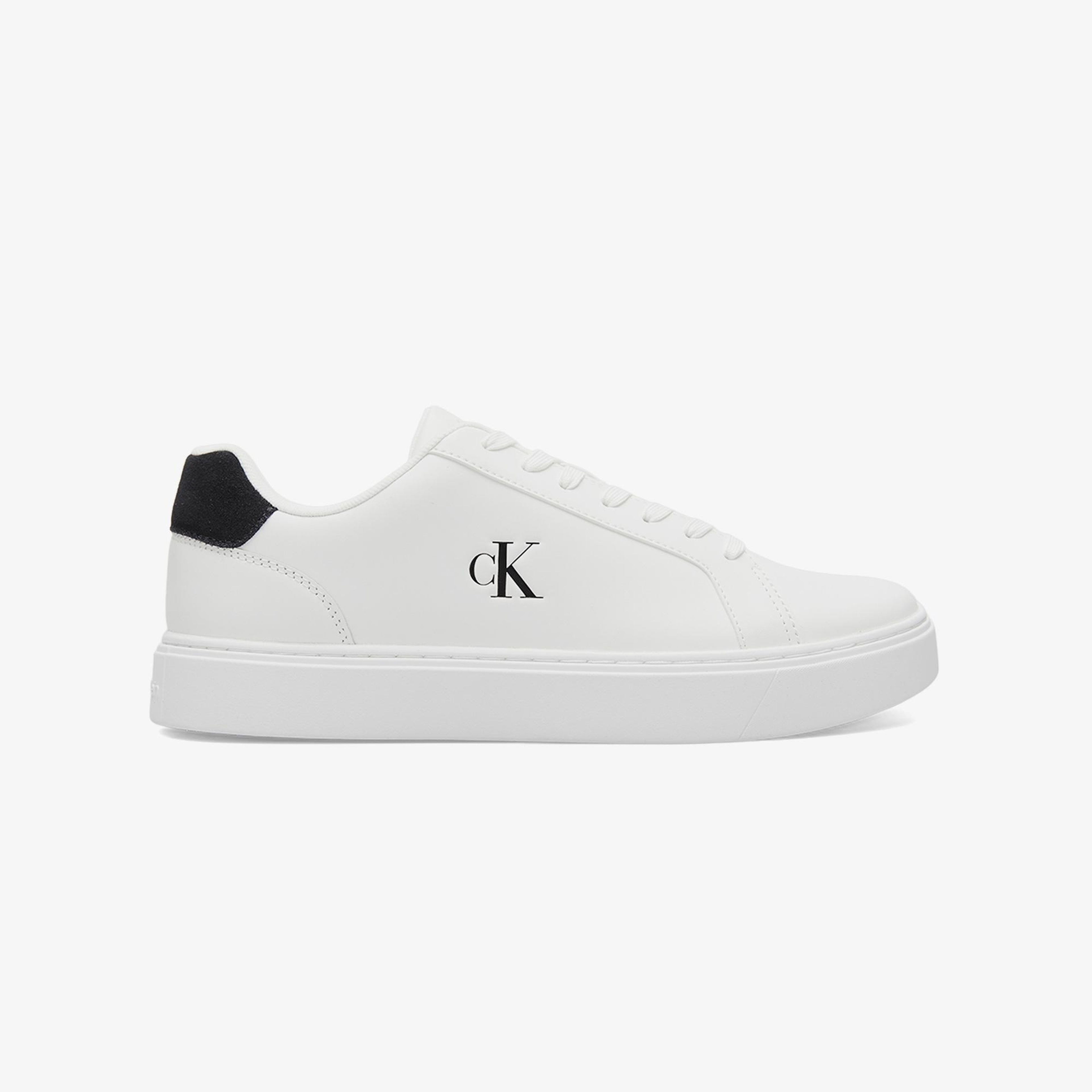 Calvin Klein Classic Cupsole Laceup Erkek Beyaz Sneaker