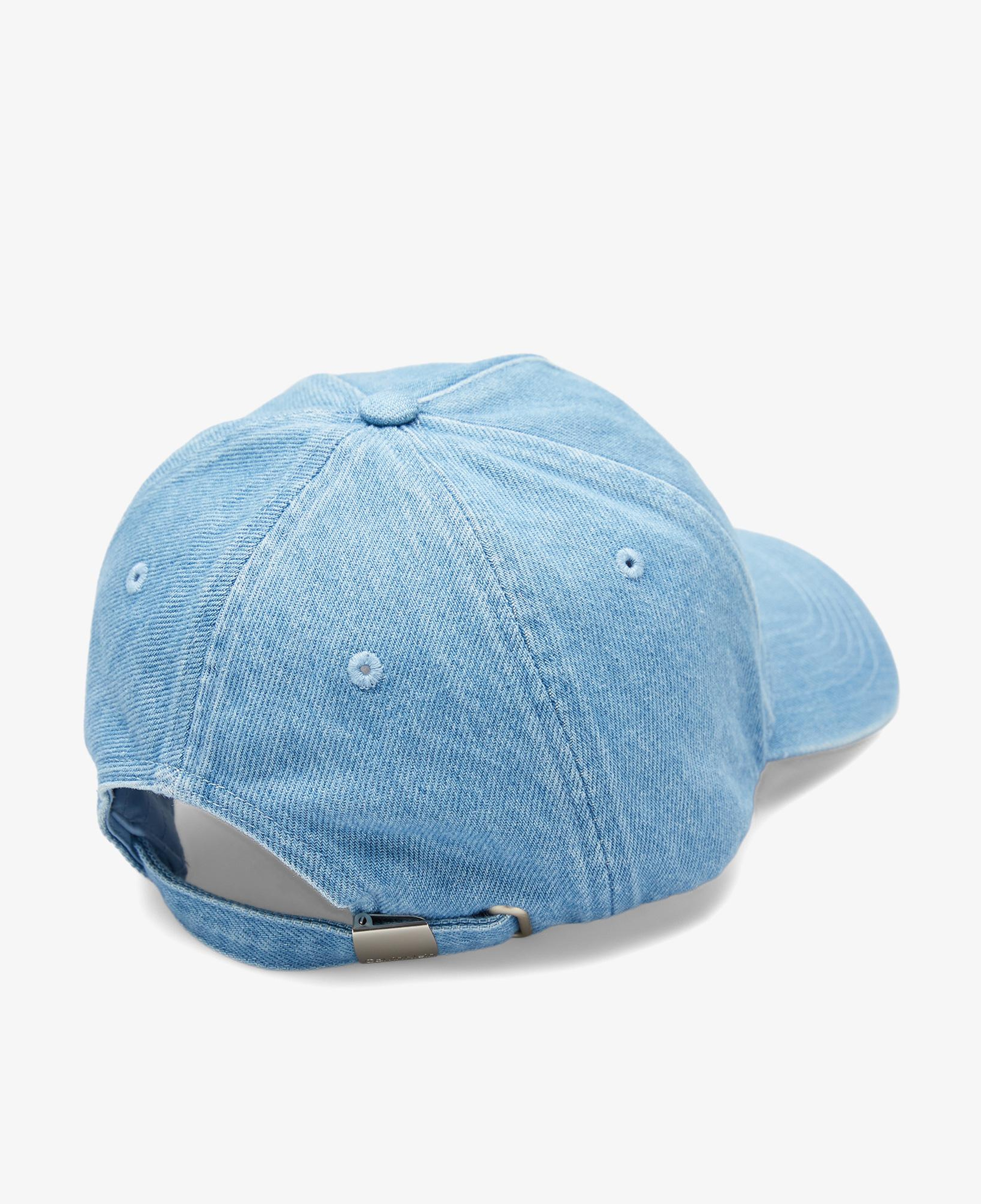 Calvin Klein Seasonal Logo Denim Erkek Mavi Şapka