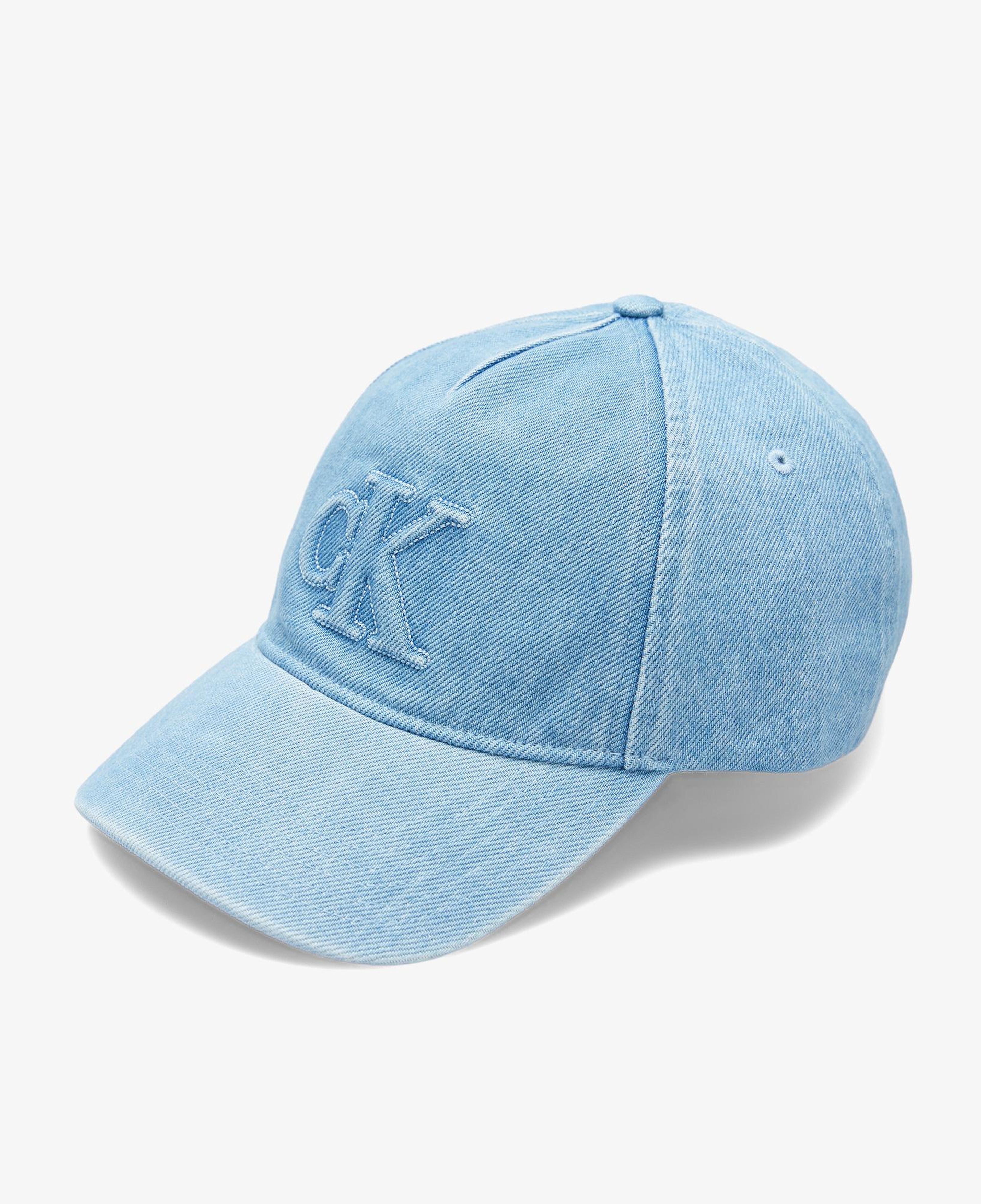 Calvin Klein Seasonal Logo Denim Erkek Mavi Şapka