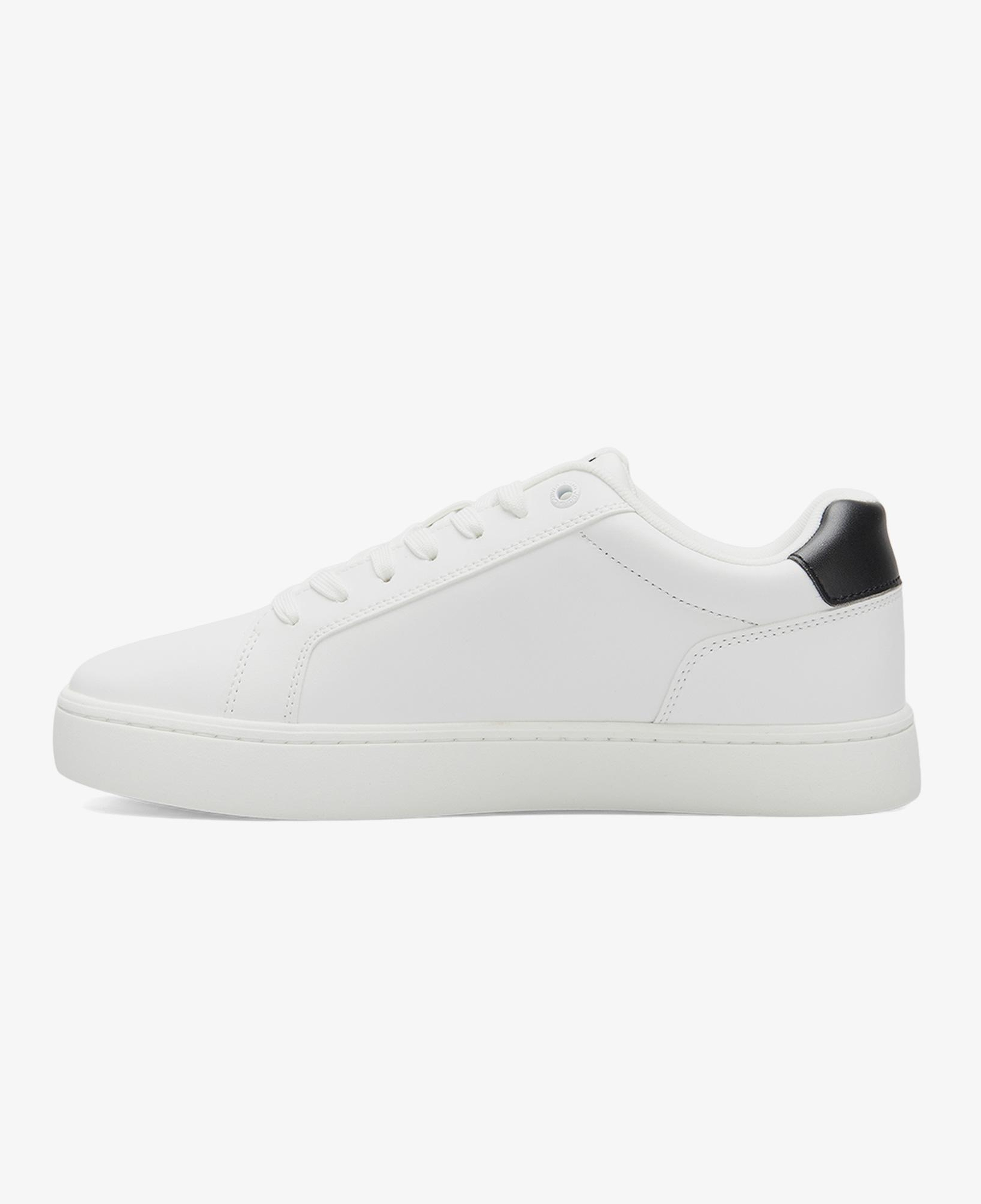 Calvin Klein Classic Cupsole Mono Erkek Beyaz Sneaker