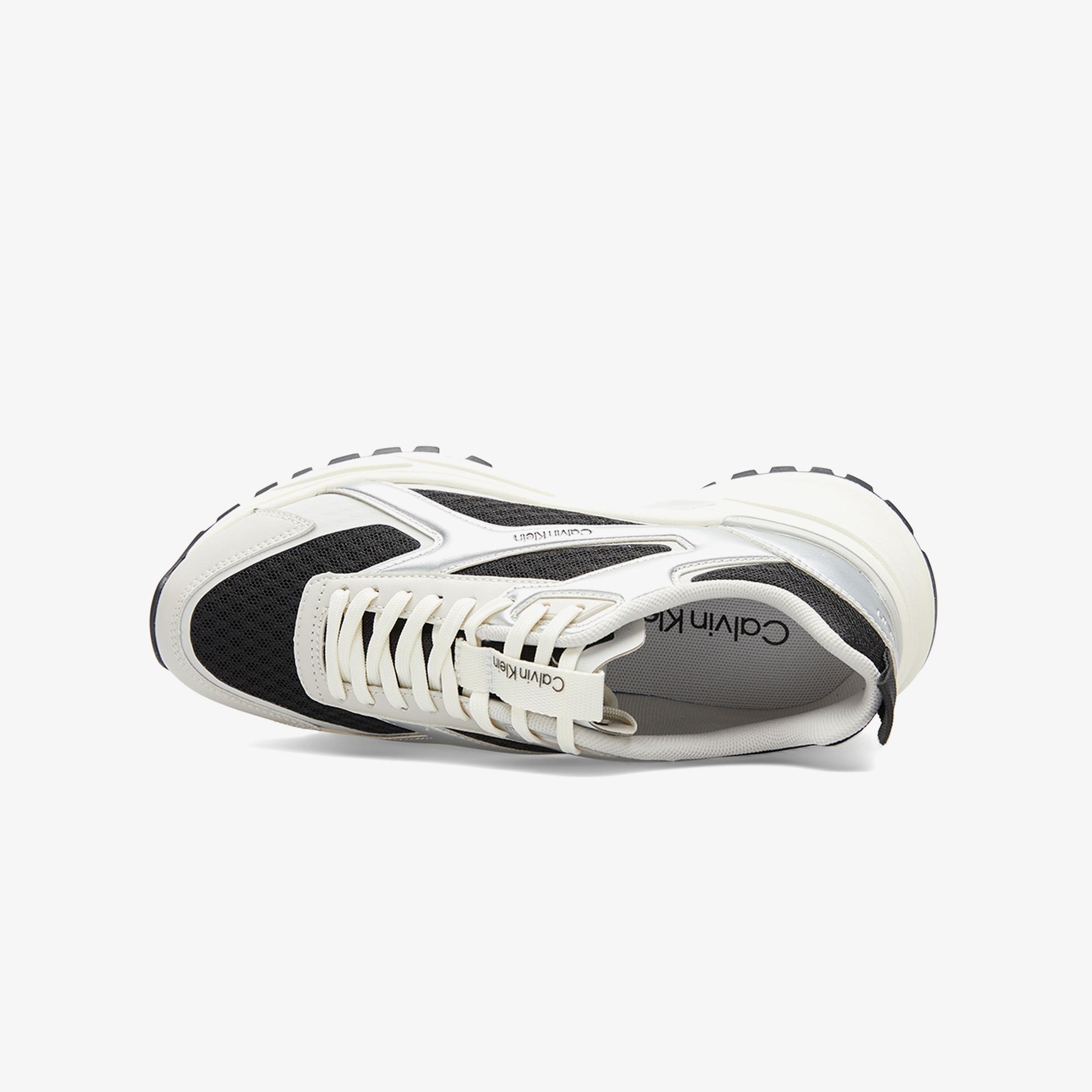 Calvin Klein Hike Run Stripe Mesh Met Kadın Siyah Sneaker