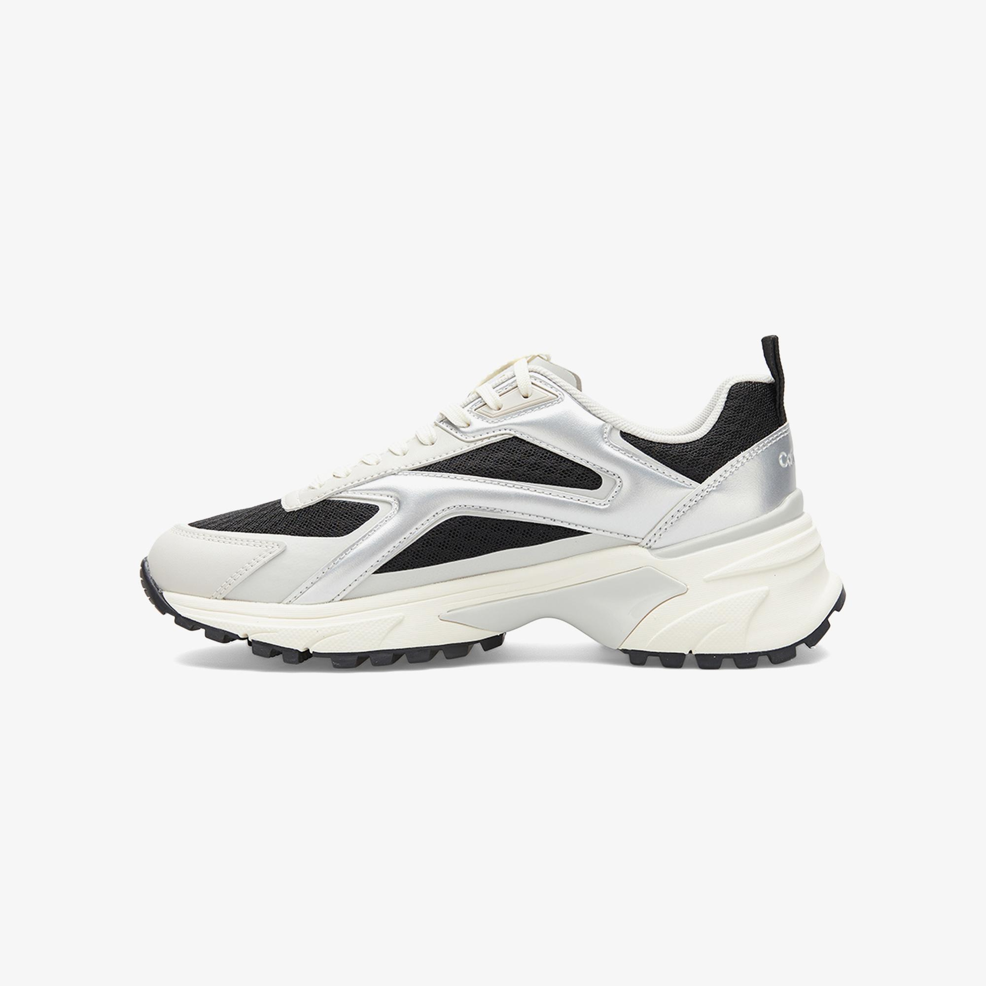 Calvin Klein Hike Run Stripe Mesh Met Kadın Siyah Sneaker