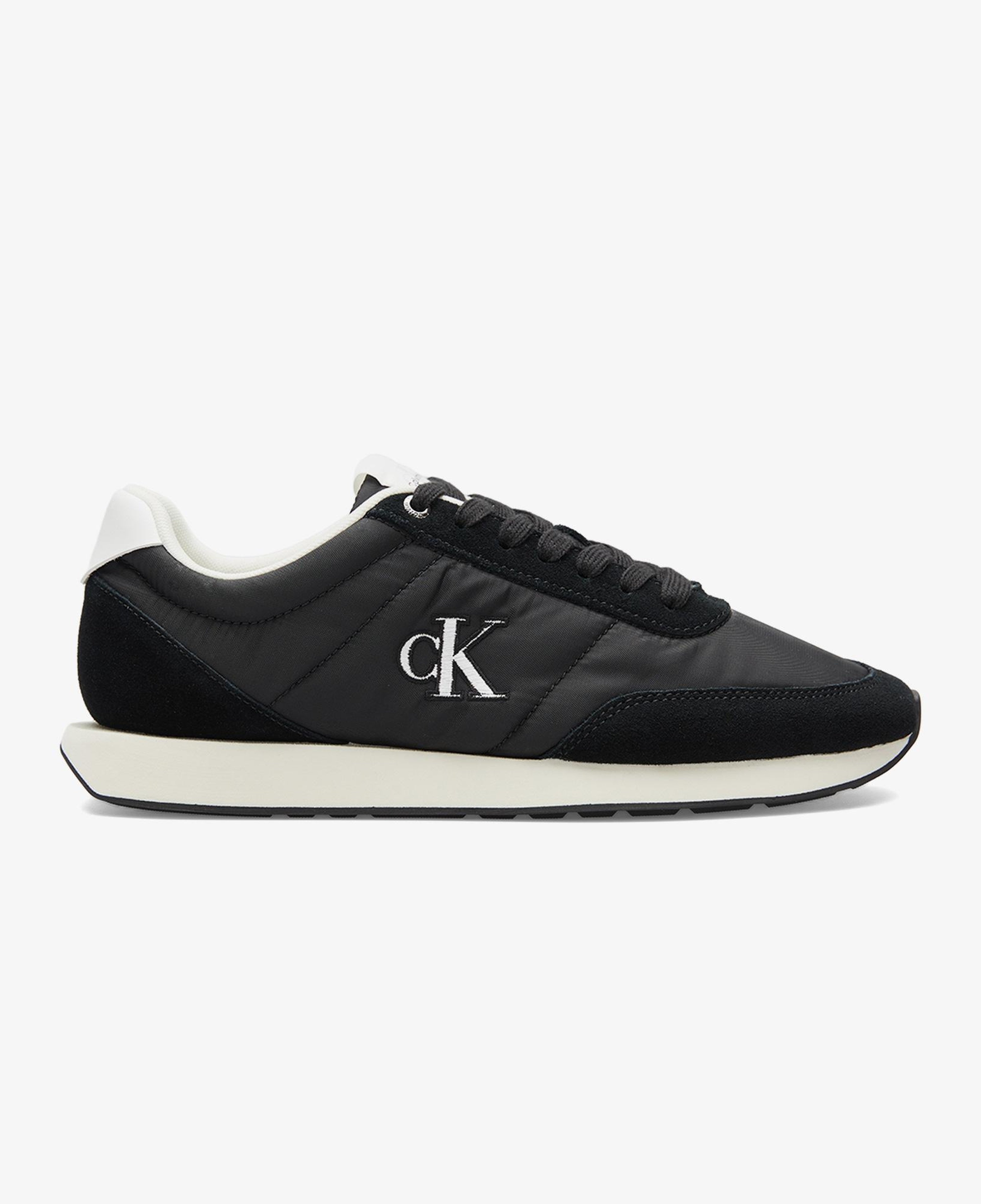 Calvin Klein Retro Runner Essential Erkek Siyah Sneaker