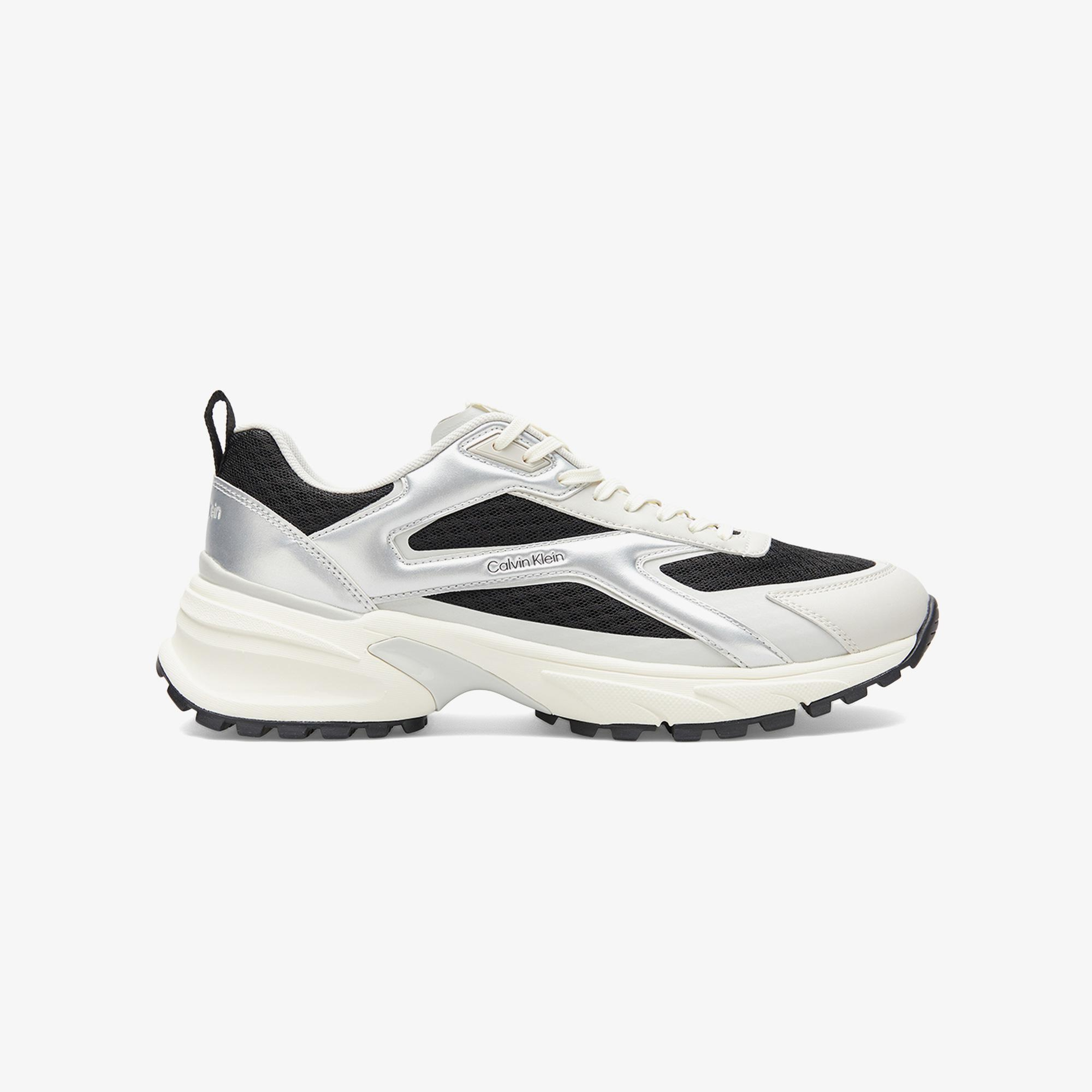 Calvin Klein Hike Runner Stripe Mix Erkek Siyah Sneaker