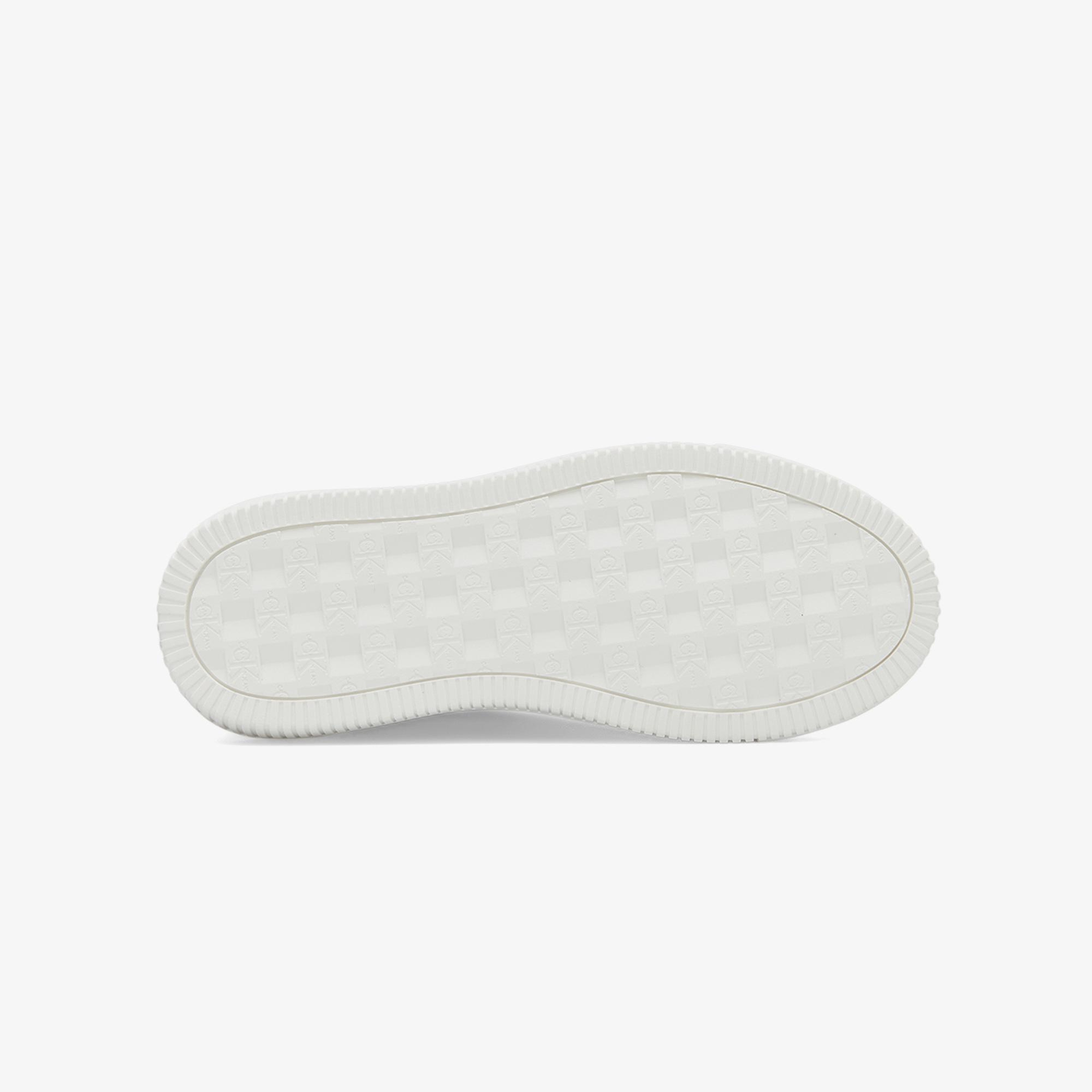 Calvin Klein Chunky Cupsole Mono Kadın Beyaz Sneaker
