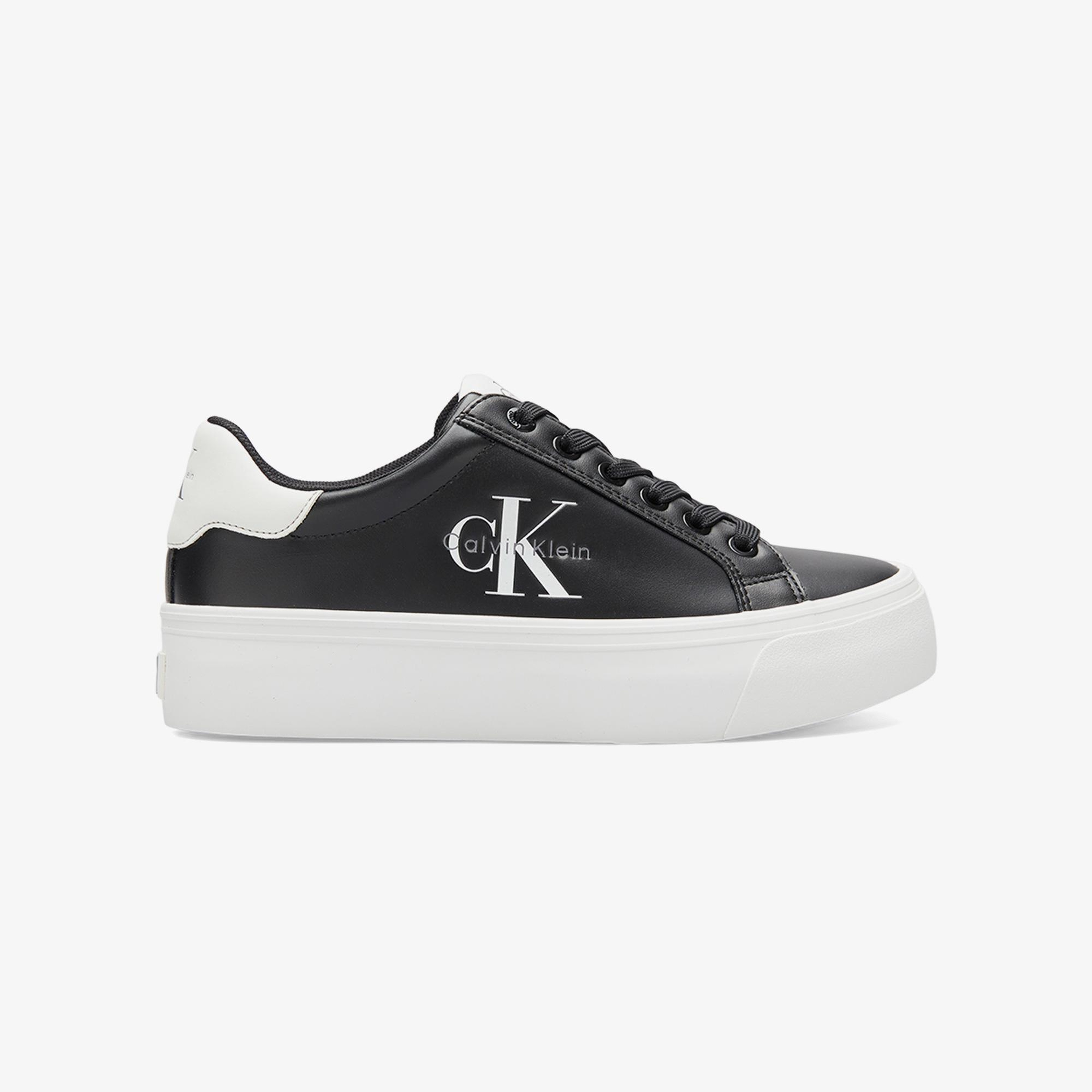 Calvin Klein Vulc Flatform Laceup Low Kadın Siyah Sneaker