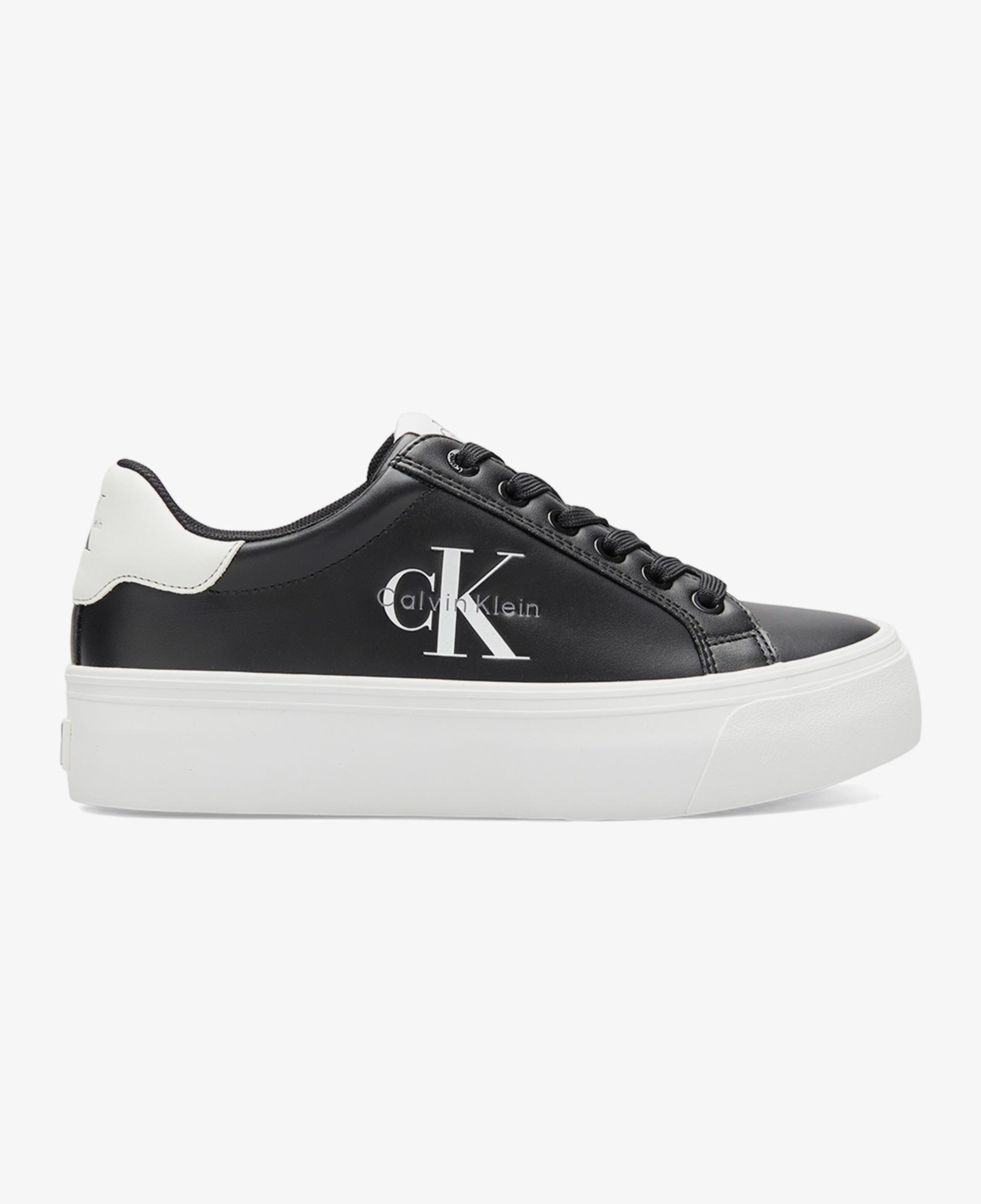 Calvin Klein Vulc Flatform Laceup Low Kadın Siyah Sneaker