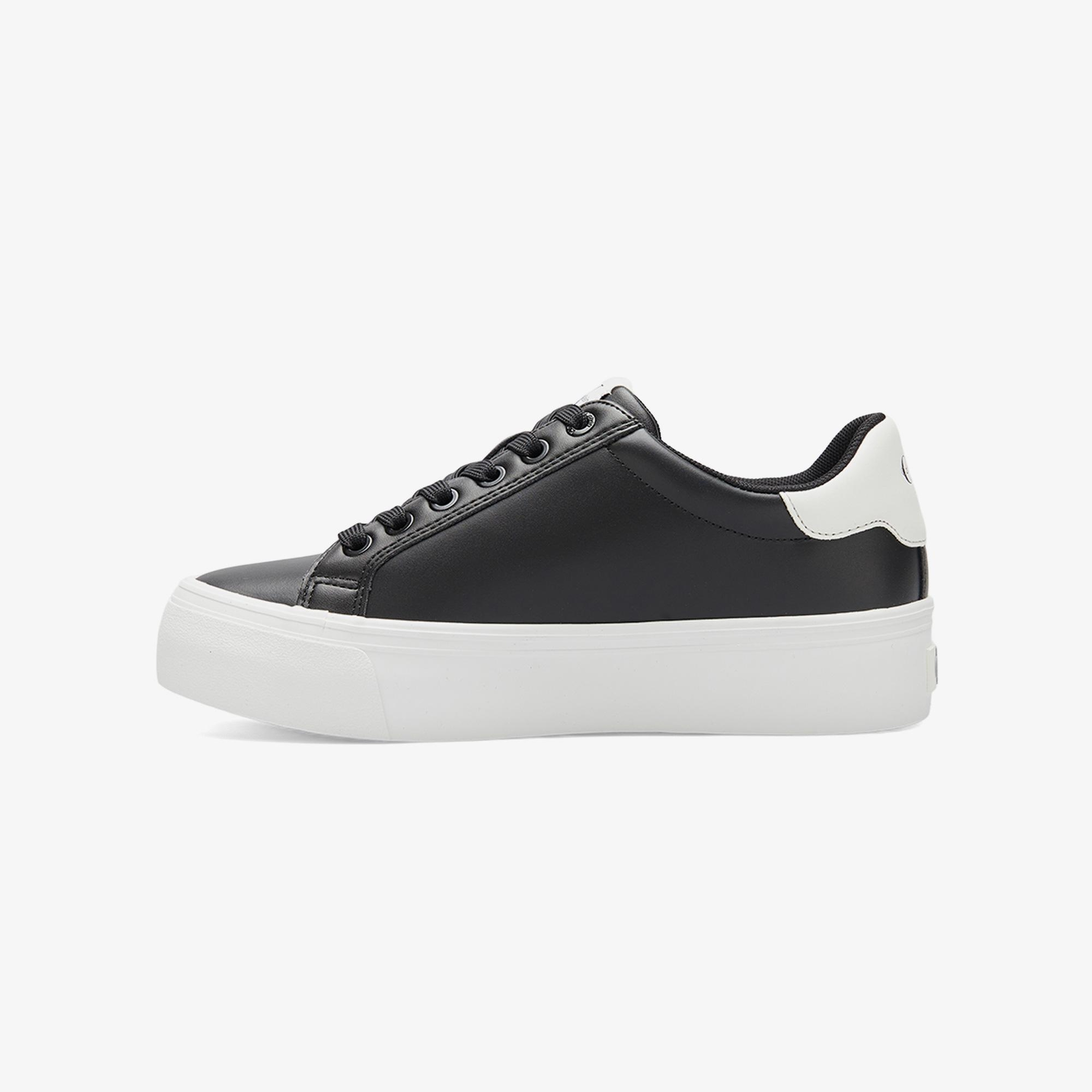 Calvin Klein Vulc Flatform Laceup Low Kadın Siyah Sneaker