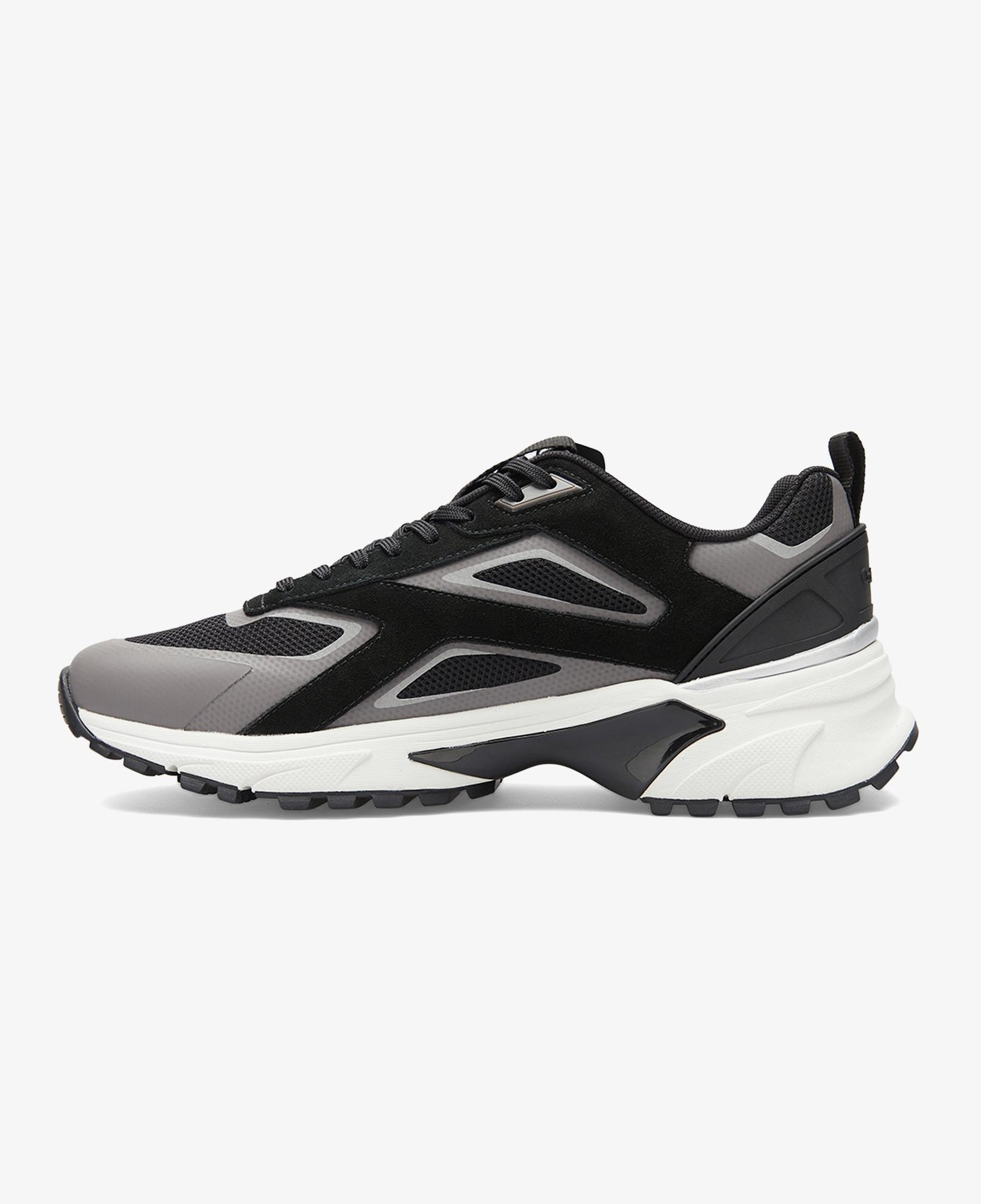 Calvin Klein Hike Runner Stripe Mix Erkek Siyah Sneaker