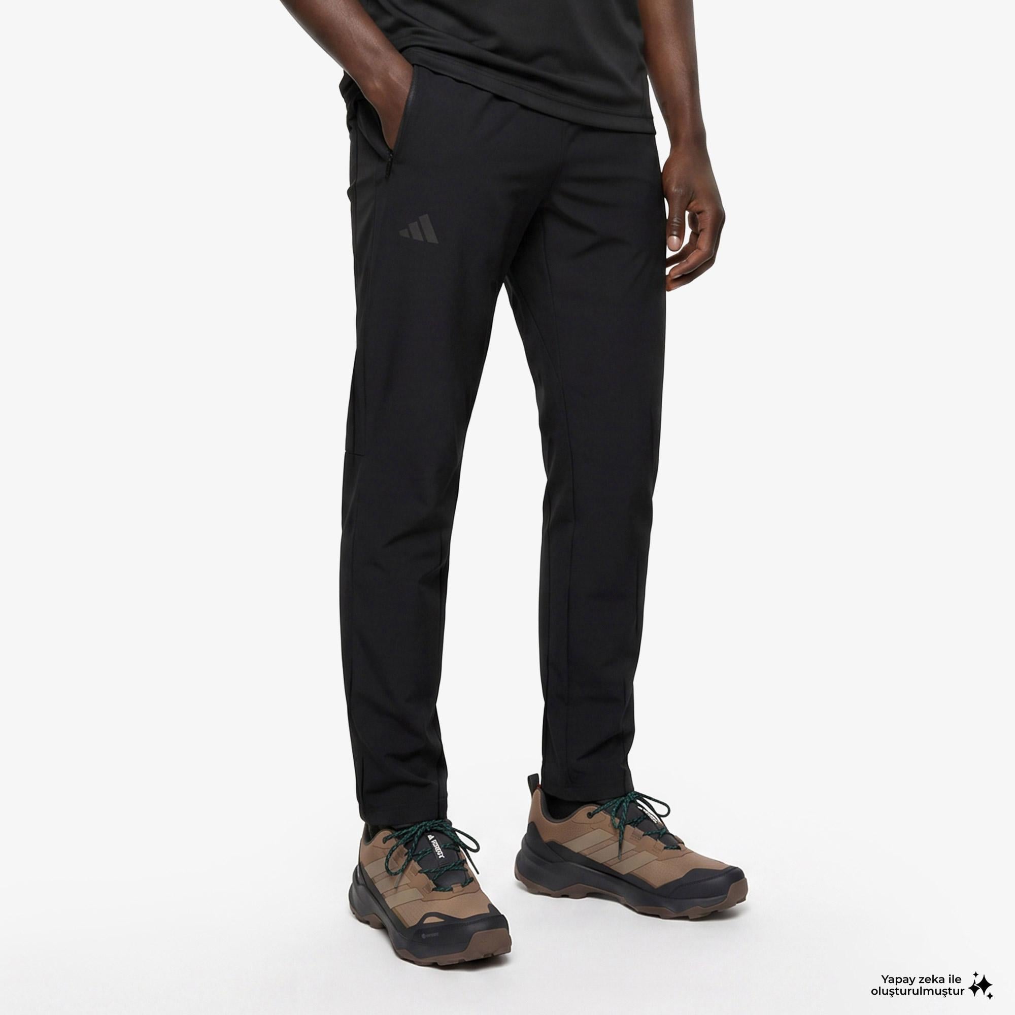 adidas Terrex Multi Essentials Stretch Erkek Siyah Eşofman Altı