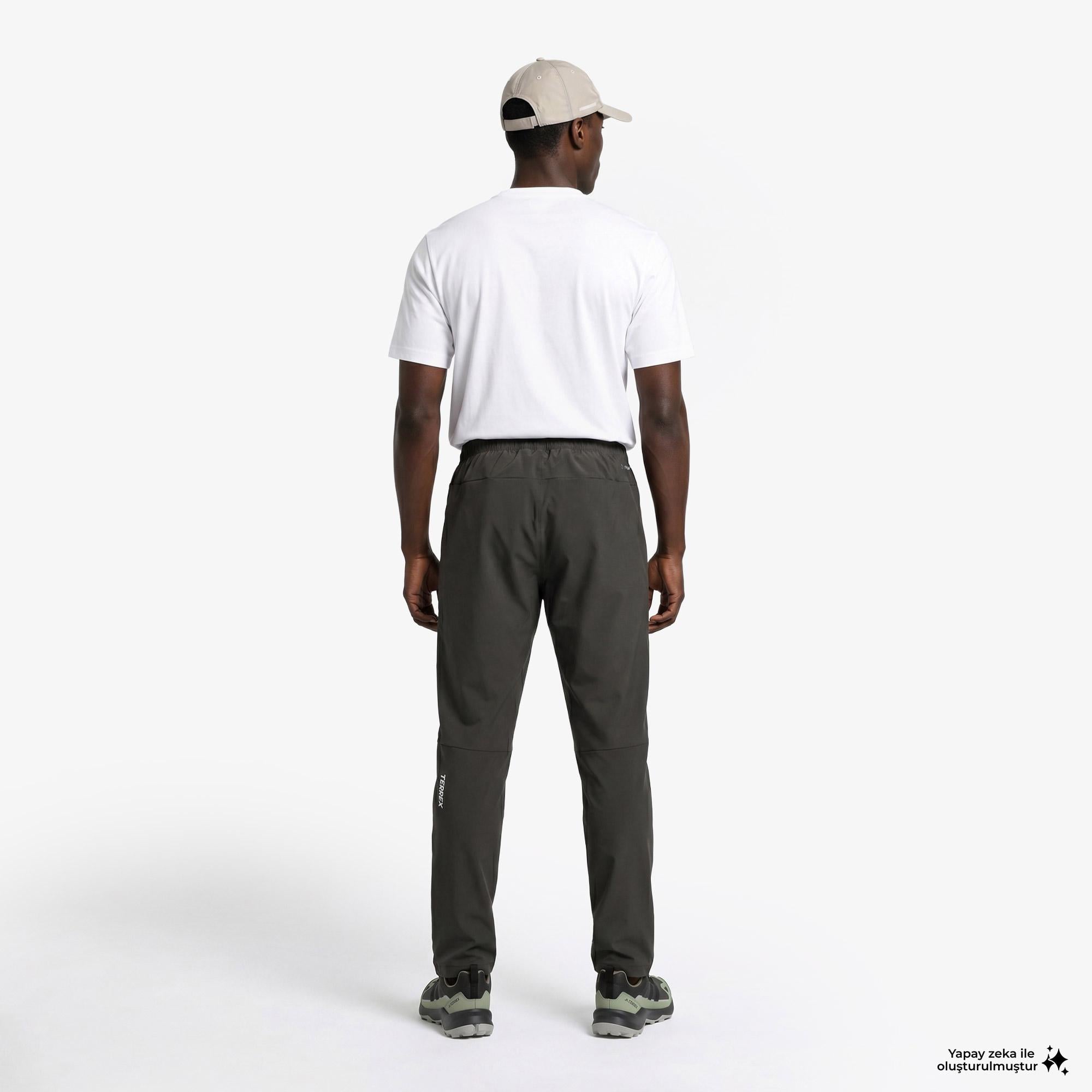 adidas Terrex Multi Essentials Stretch Erkek Yeşil Eşofman Altı