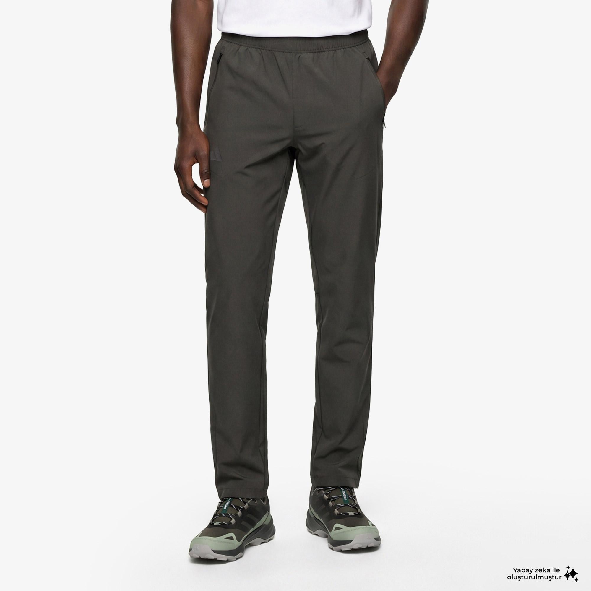 adidas Terrex Multi Essentials Stretch Erkek Yeşil Eşofman Altı