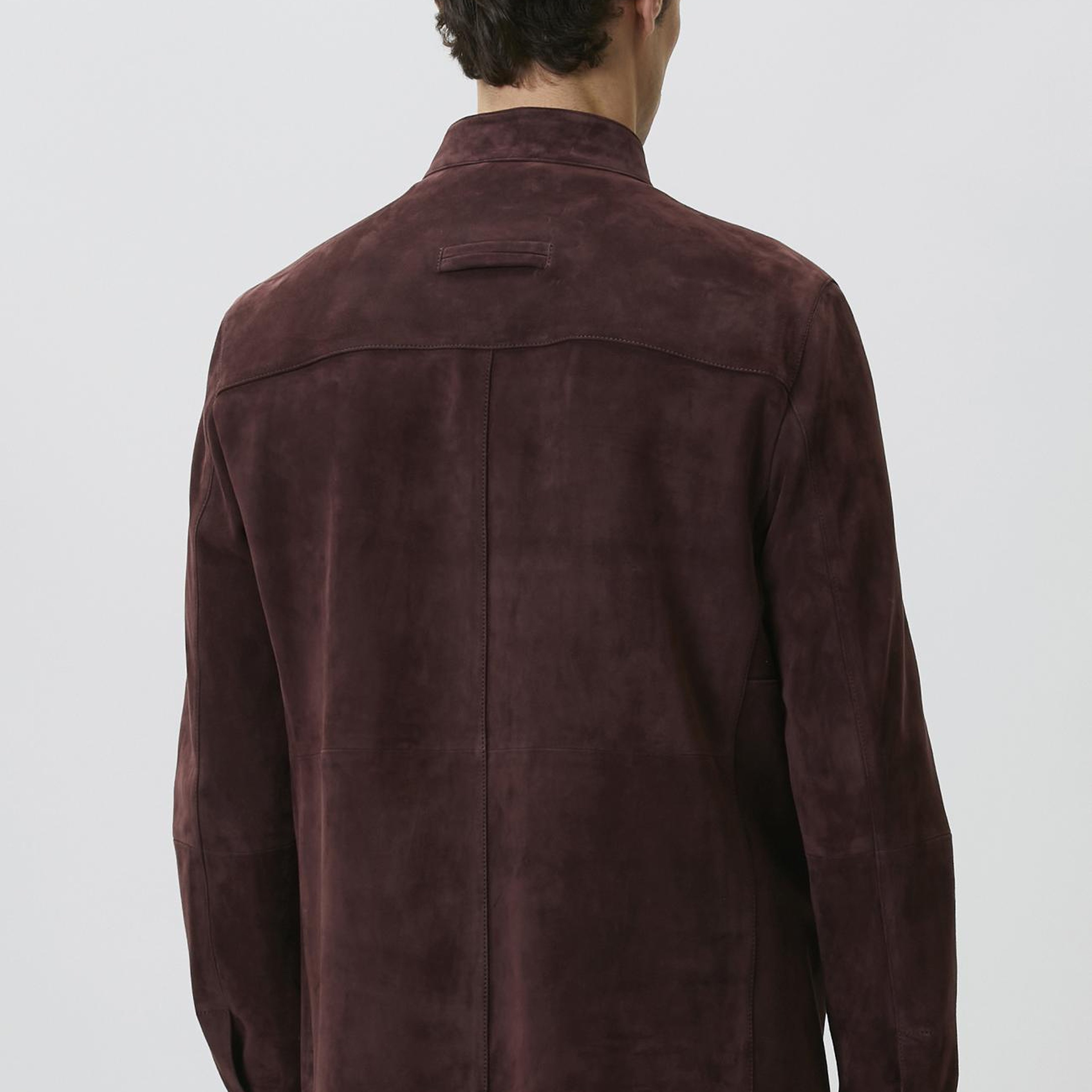 Network Erkek Bordo Deri Mont