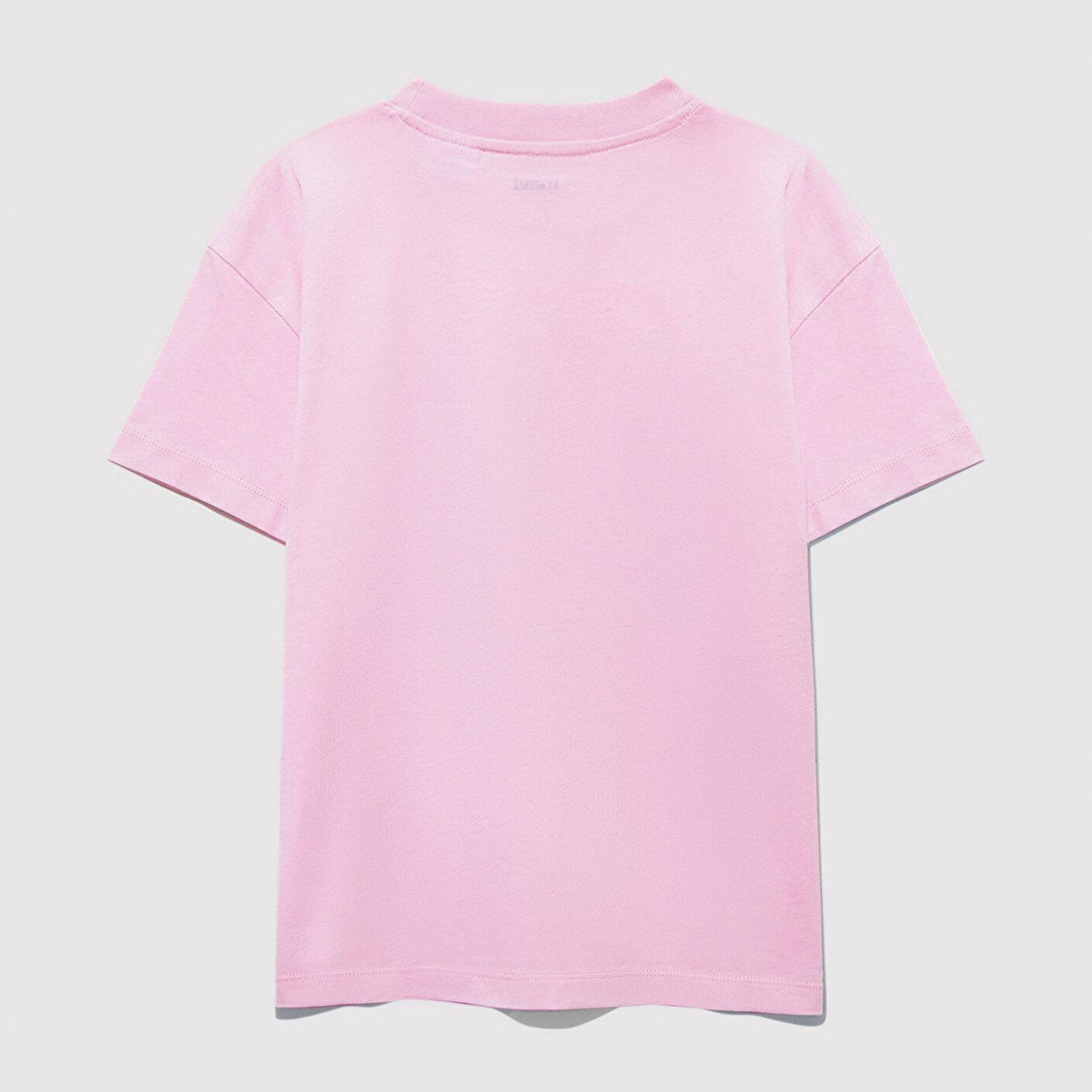 Mavi Barbie Baskılı Pembe Tişört Loose Fit / Bol Rahat Kesim 7610312-86959
