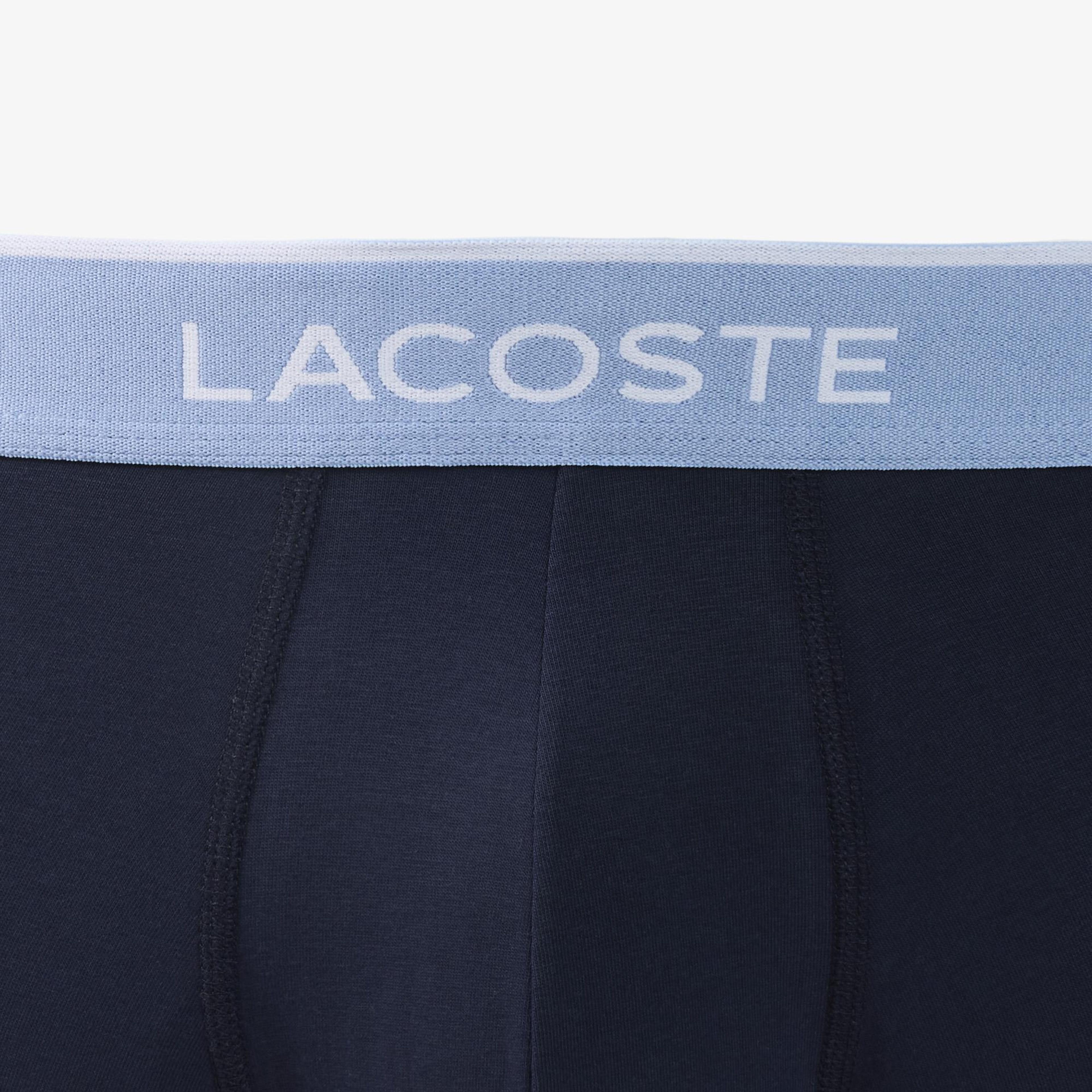 Erkek Regular Fit 3'lü Lacivert Boxer