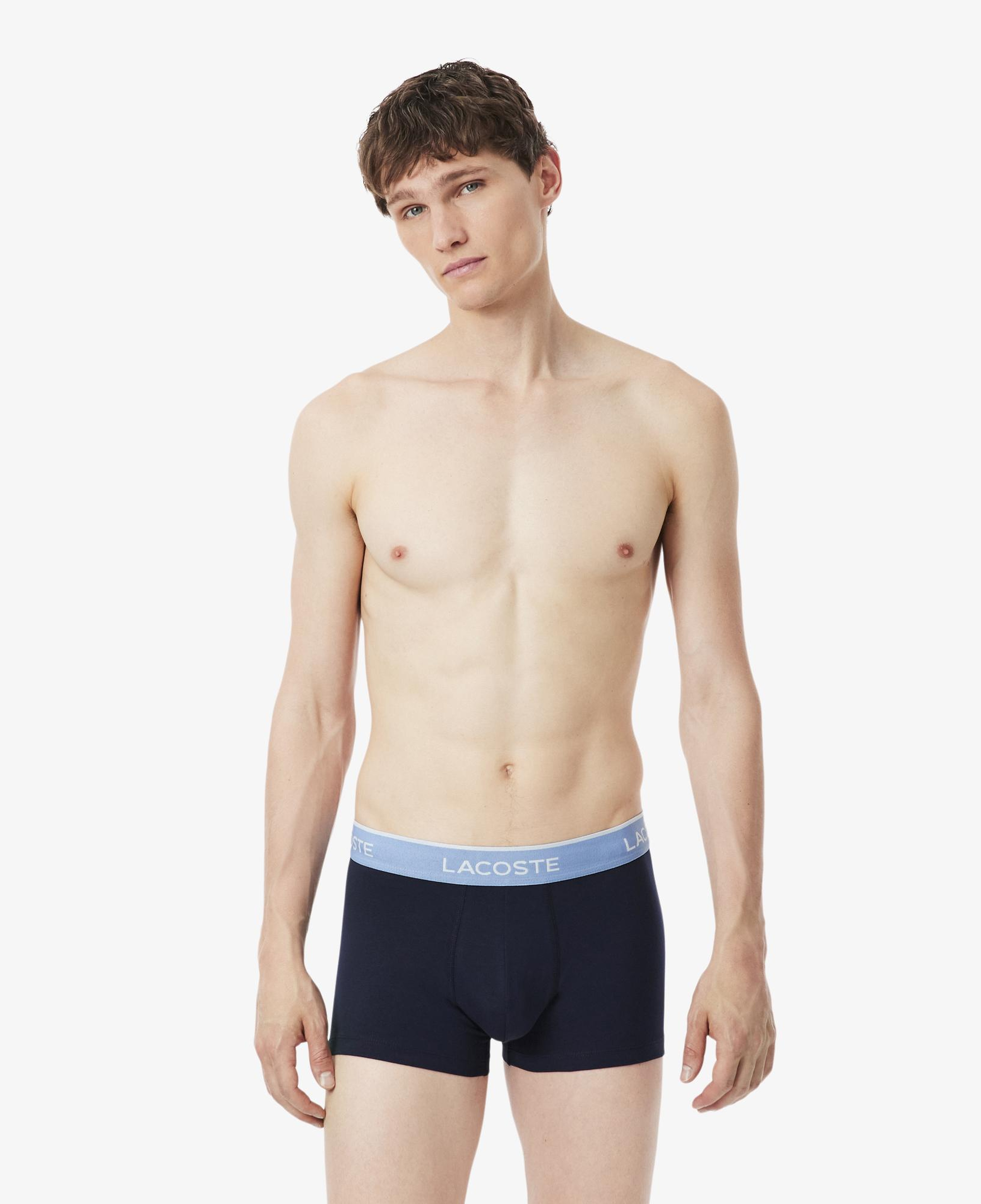Erkek Regular Fit 3'lü Lacivert Boxer