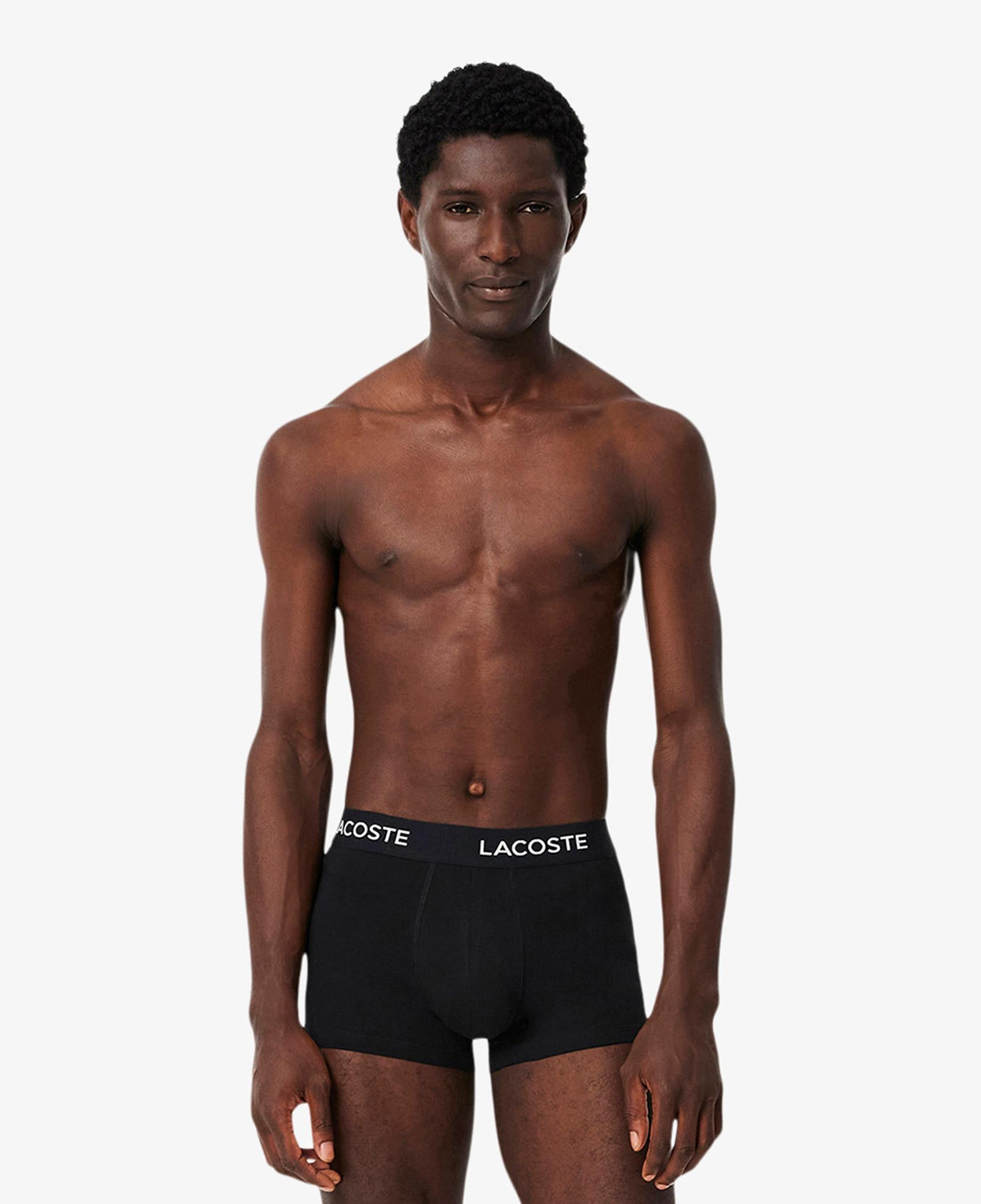 Erkek Regular Fit 3'lü Siyah Boxer