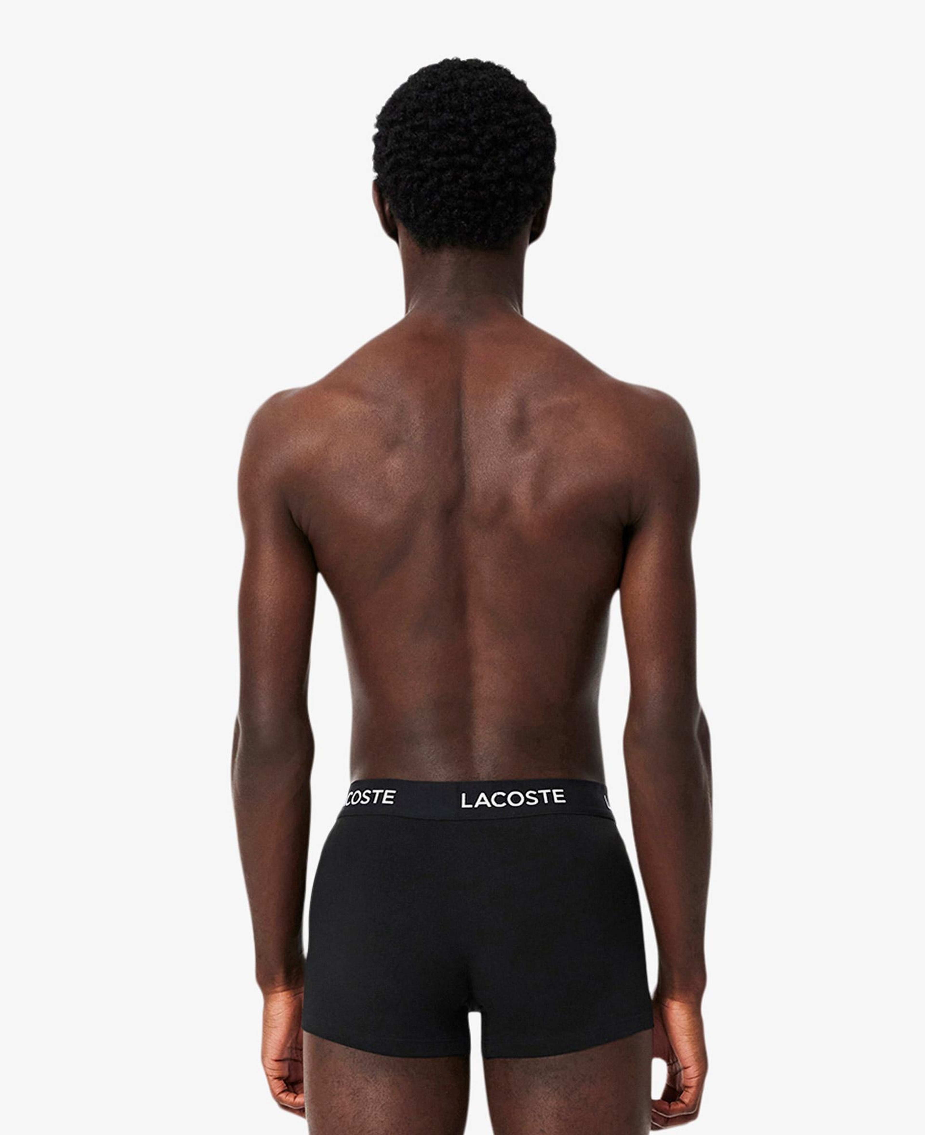 Erkek Regular Fit 3'lü Siyah Boxer