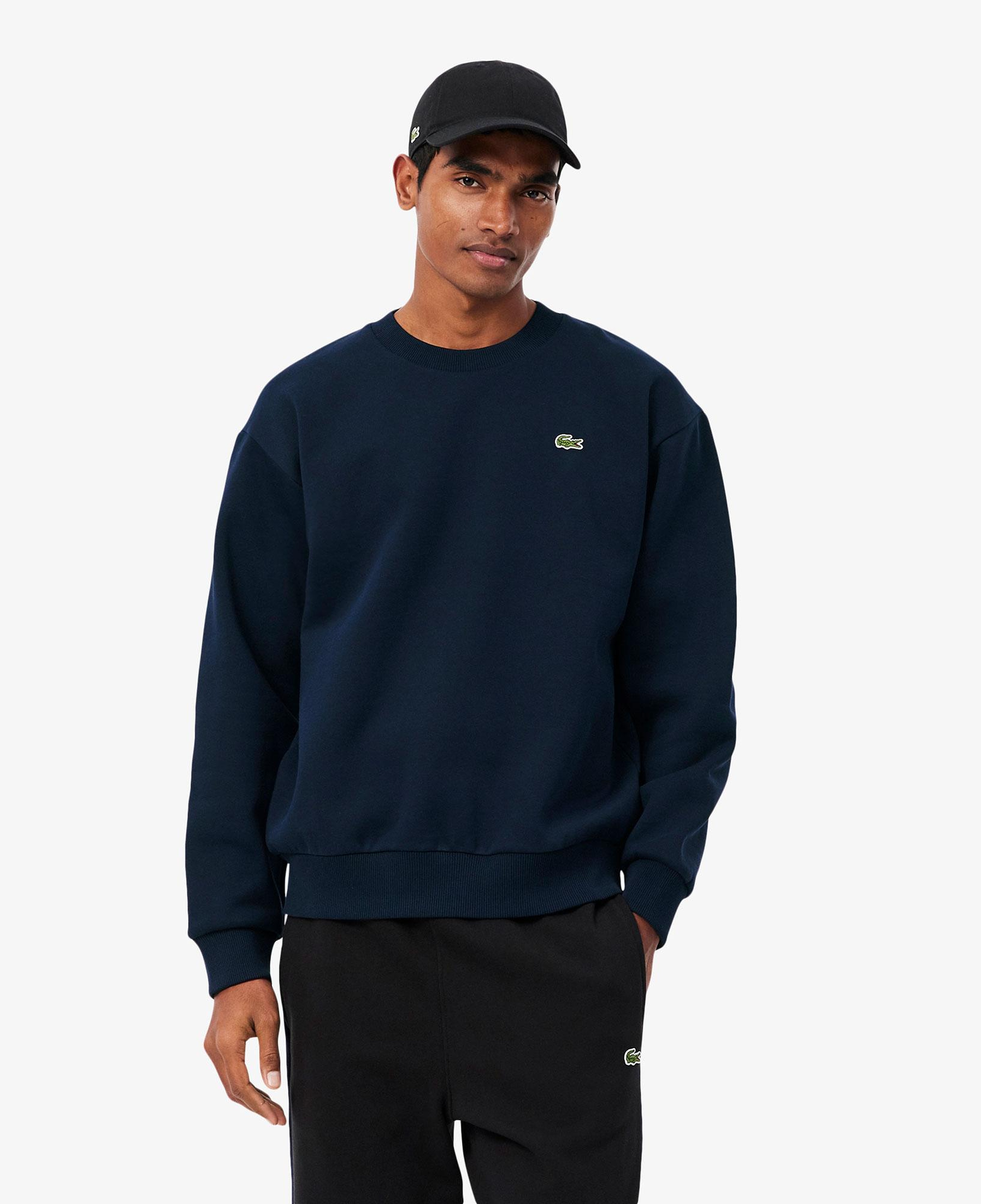 Erkek Classic Fit Bisiklet Yaka Lacivert Sweatshirt