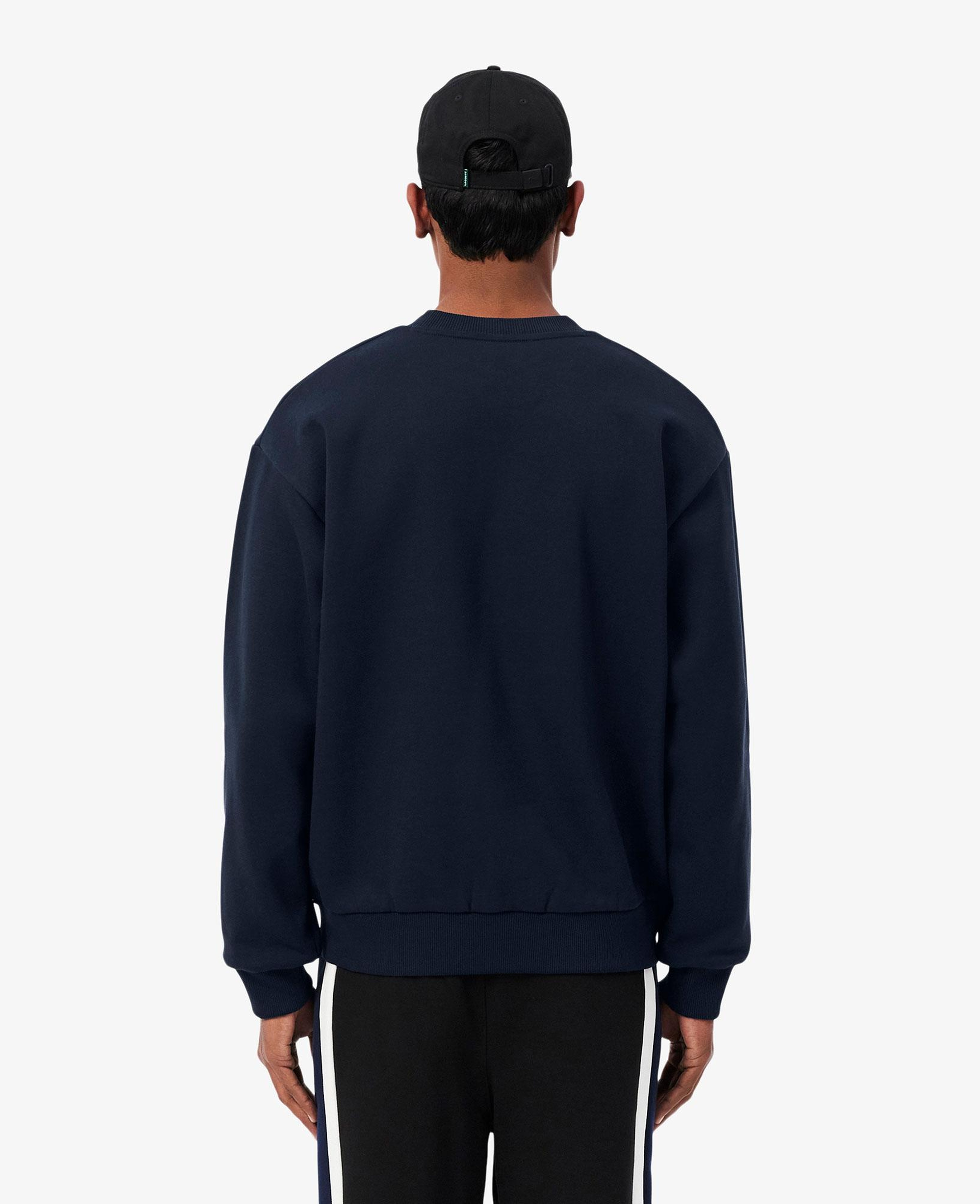 Erkek Classic Fit Bisiklet Yaka Lacivert Sweatshirt