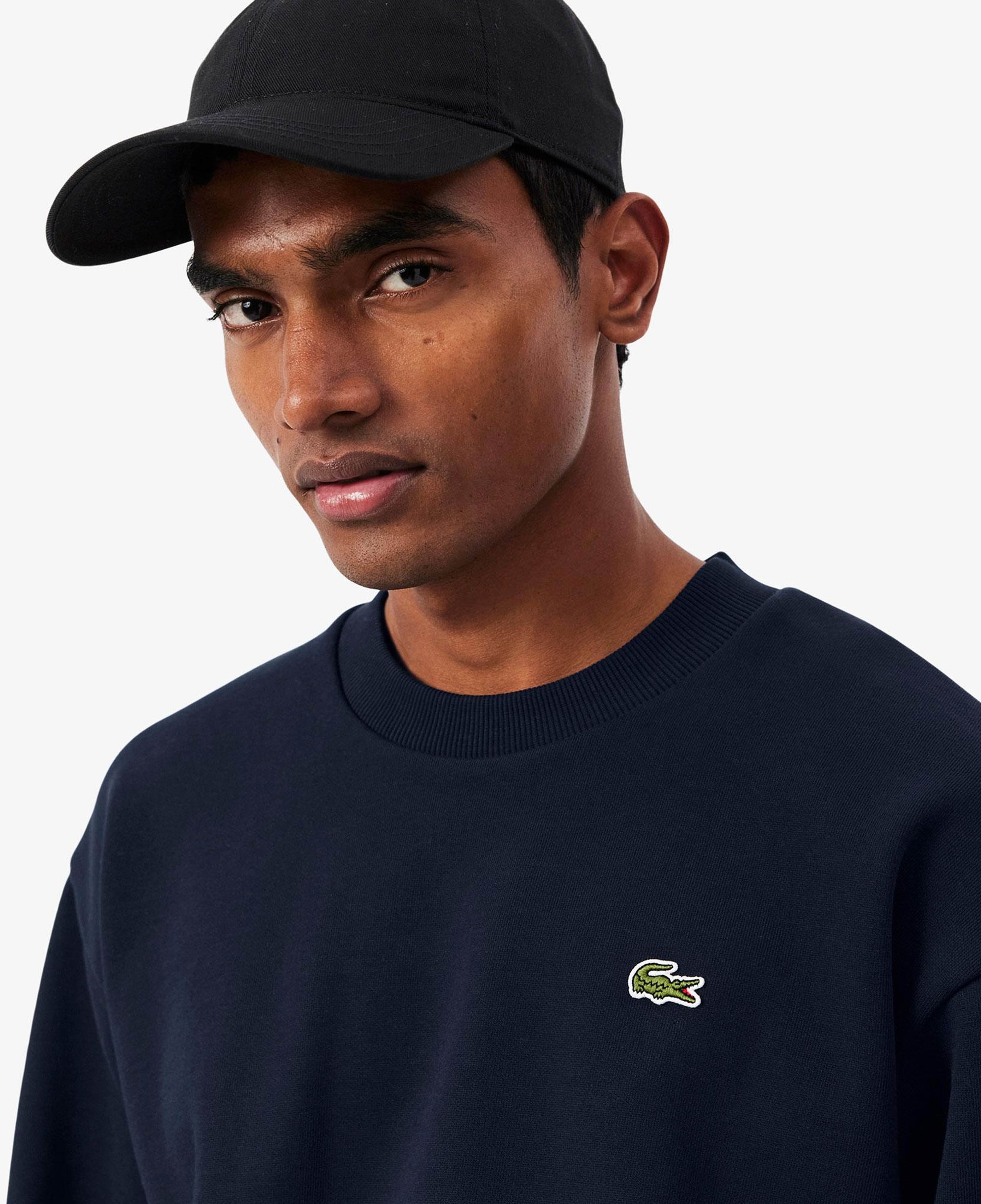 Erkek Classic Fit Bisiklet Yaka Lacivert Sweatshirt