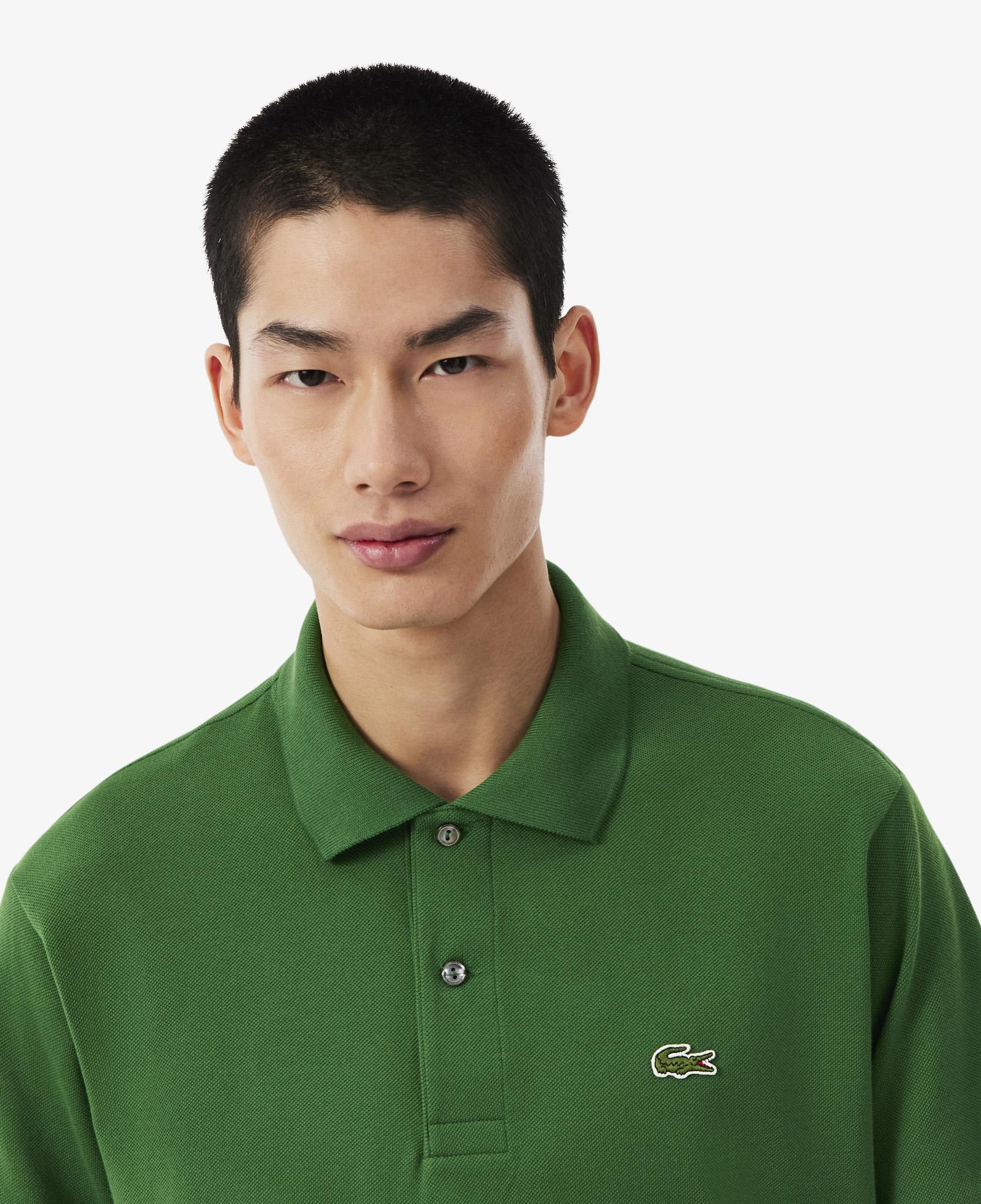 L.12.12 Erkek Classic Fit Yeşil Polo