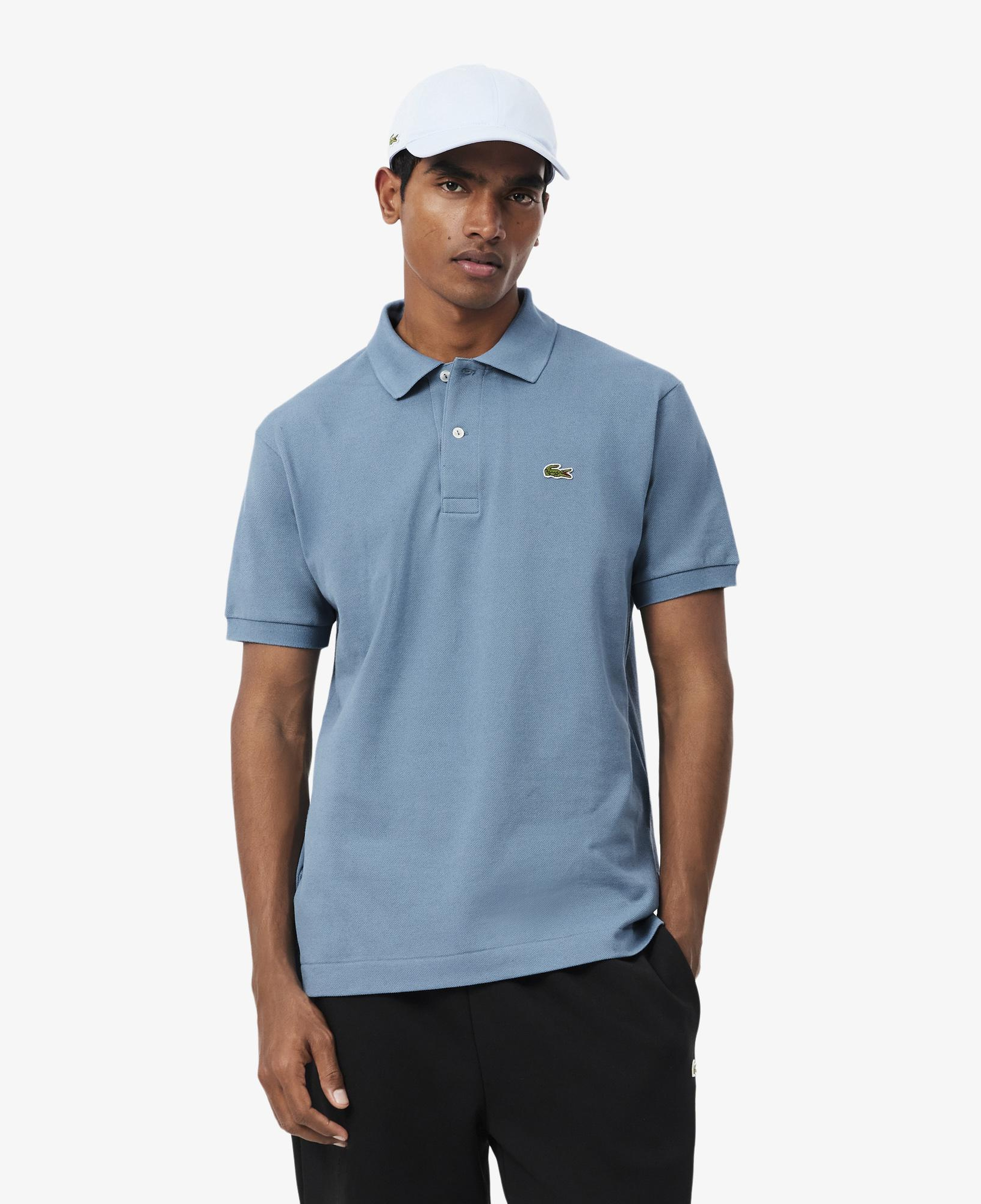 L.12.12 Erkek Classic Fit Mavi Polo