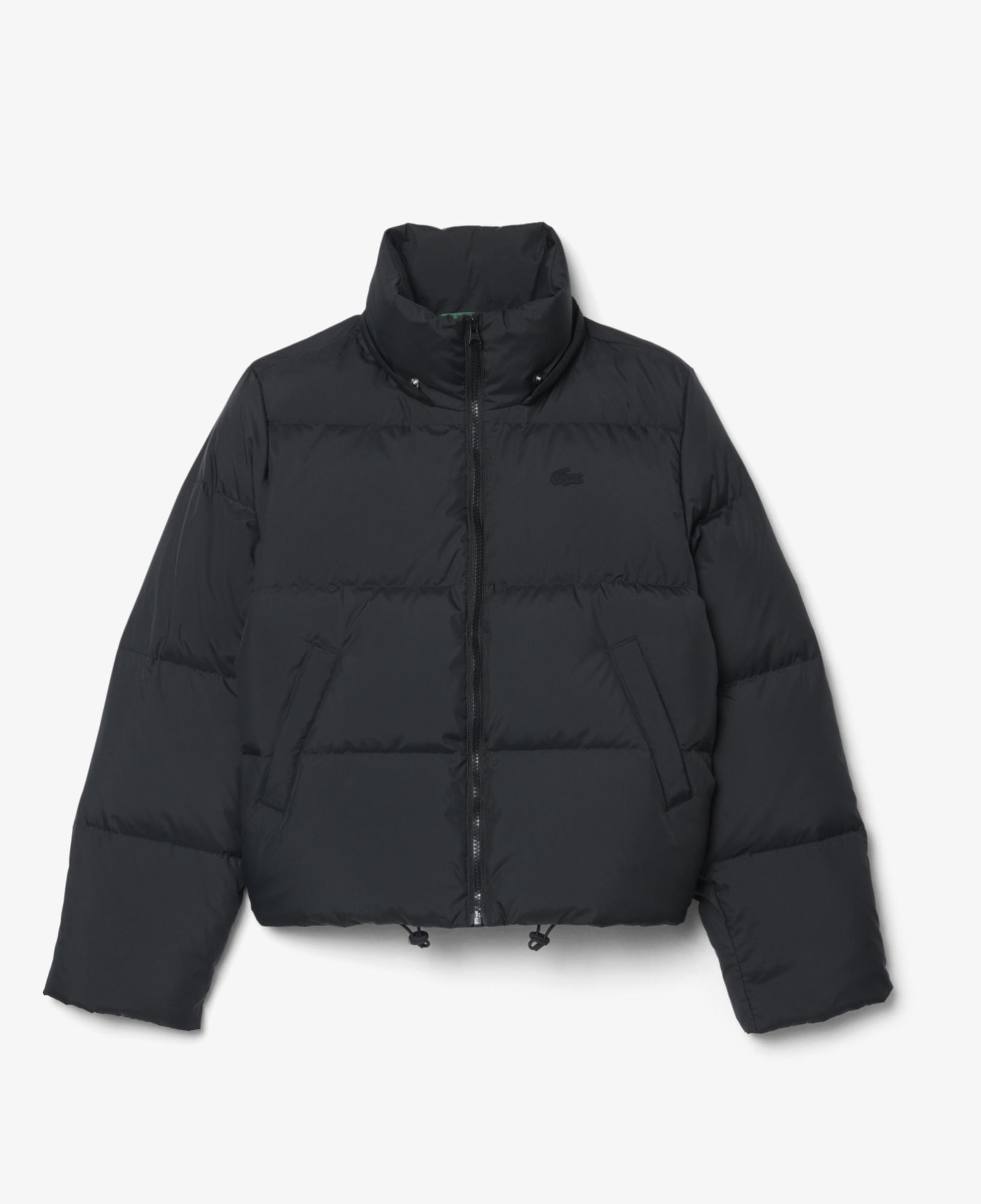 Kadın Regular Fit Kapüşonlu Siyah Şişme Mont