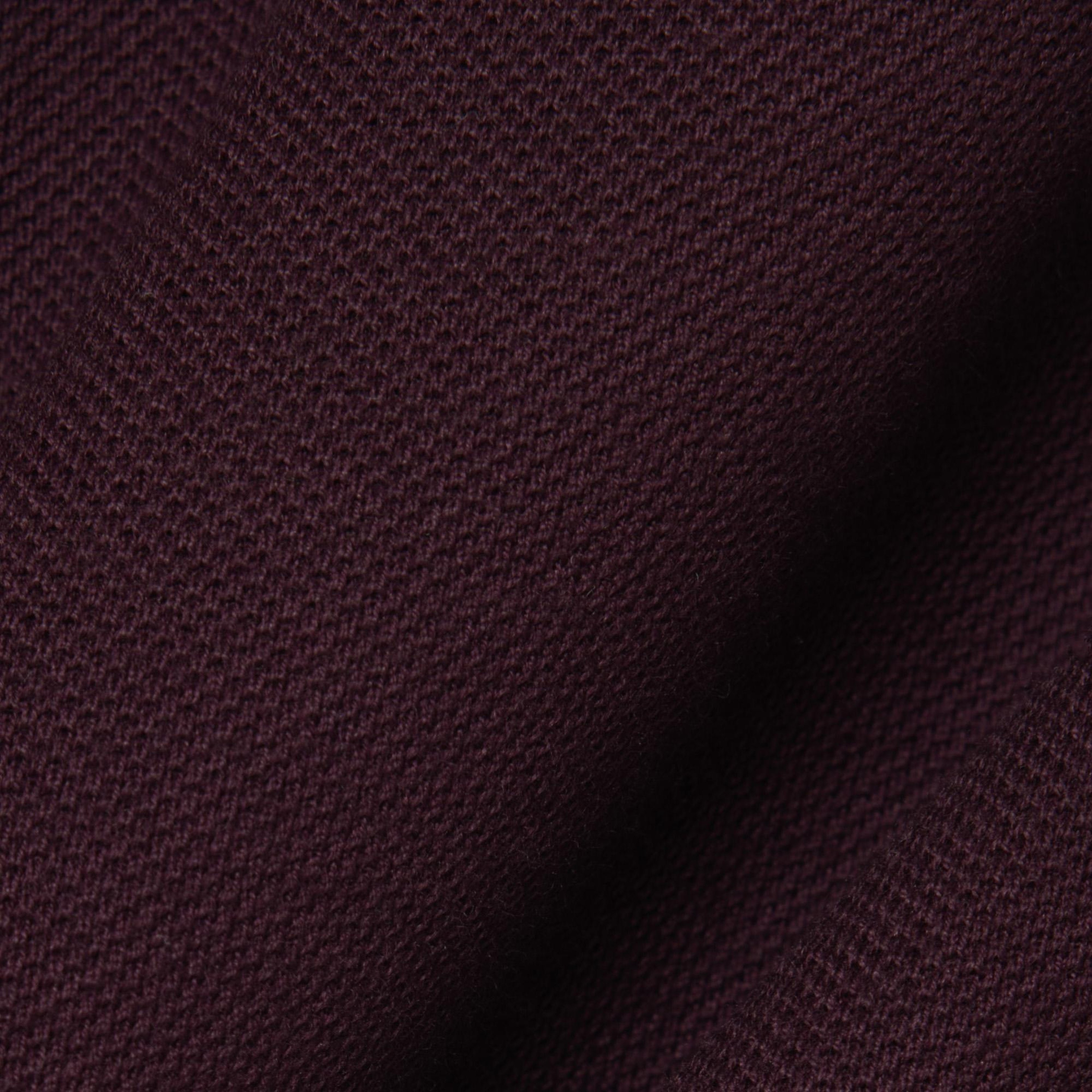 L.12.12 Erkek Classic Fit Uzun Kollu Bordo Polo