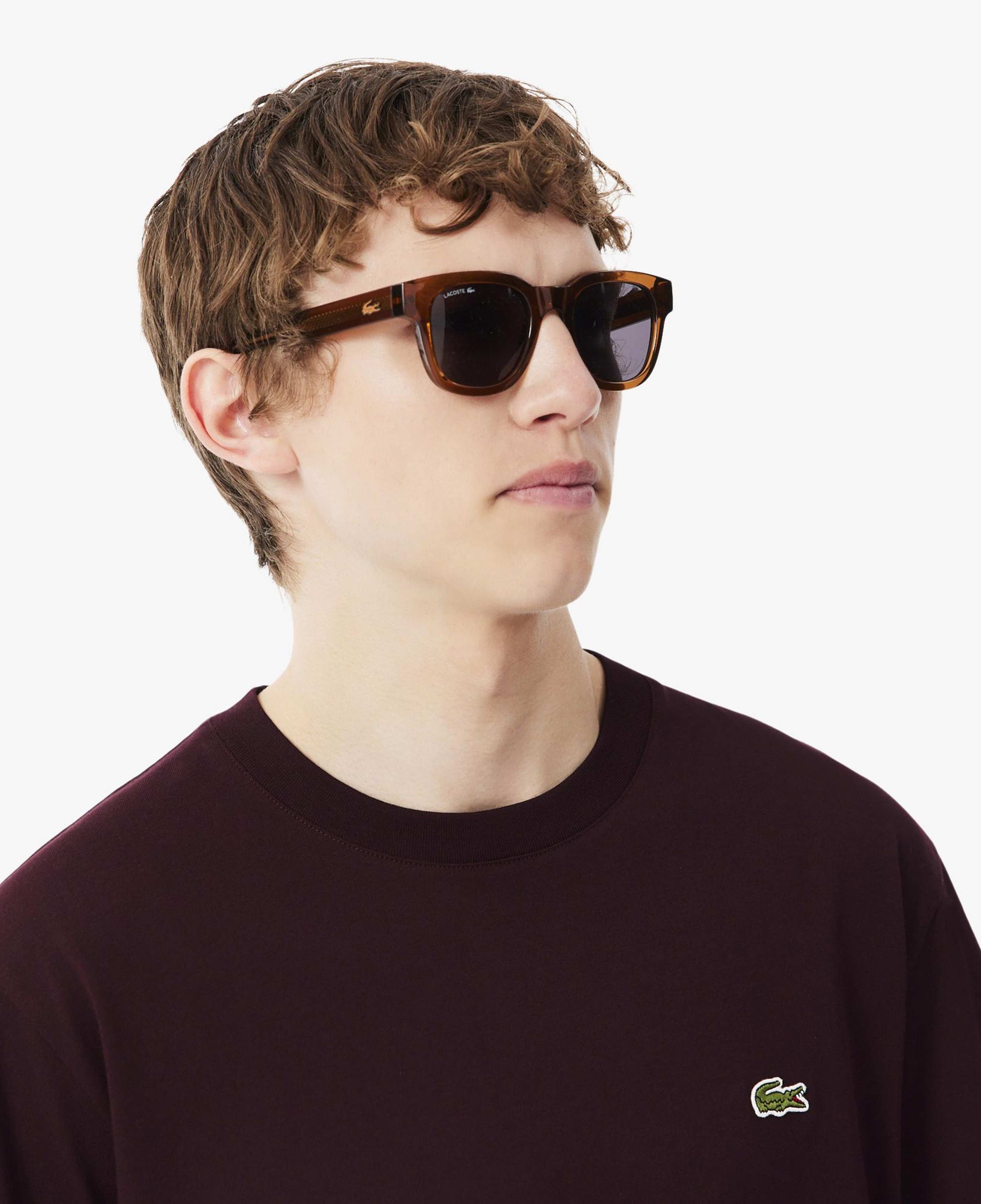 Erkek Classic Fit Bisiklet Yaka Bordo T-Shirt