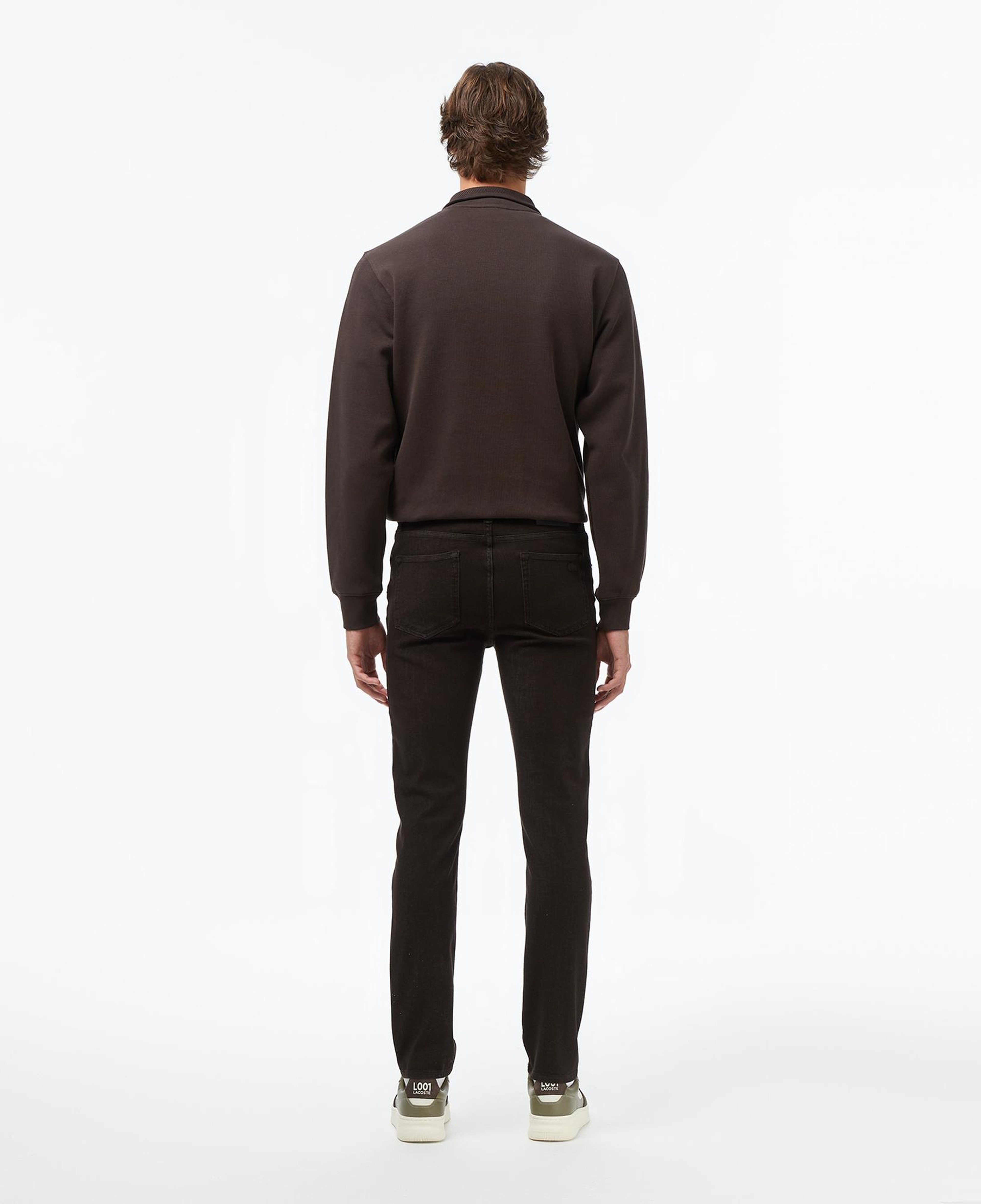 Erkek Slim Fit Kahverengi Jean Pantolon
