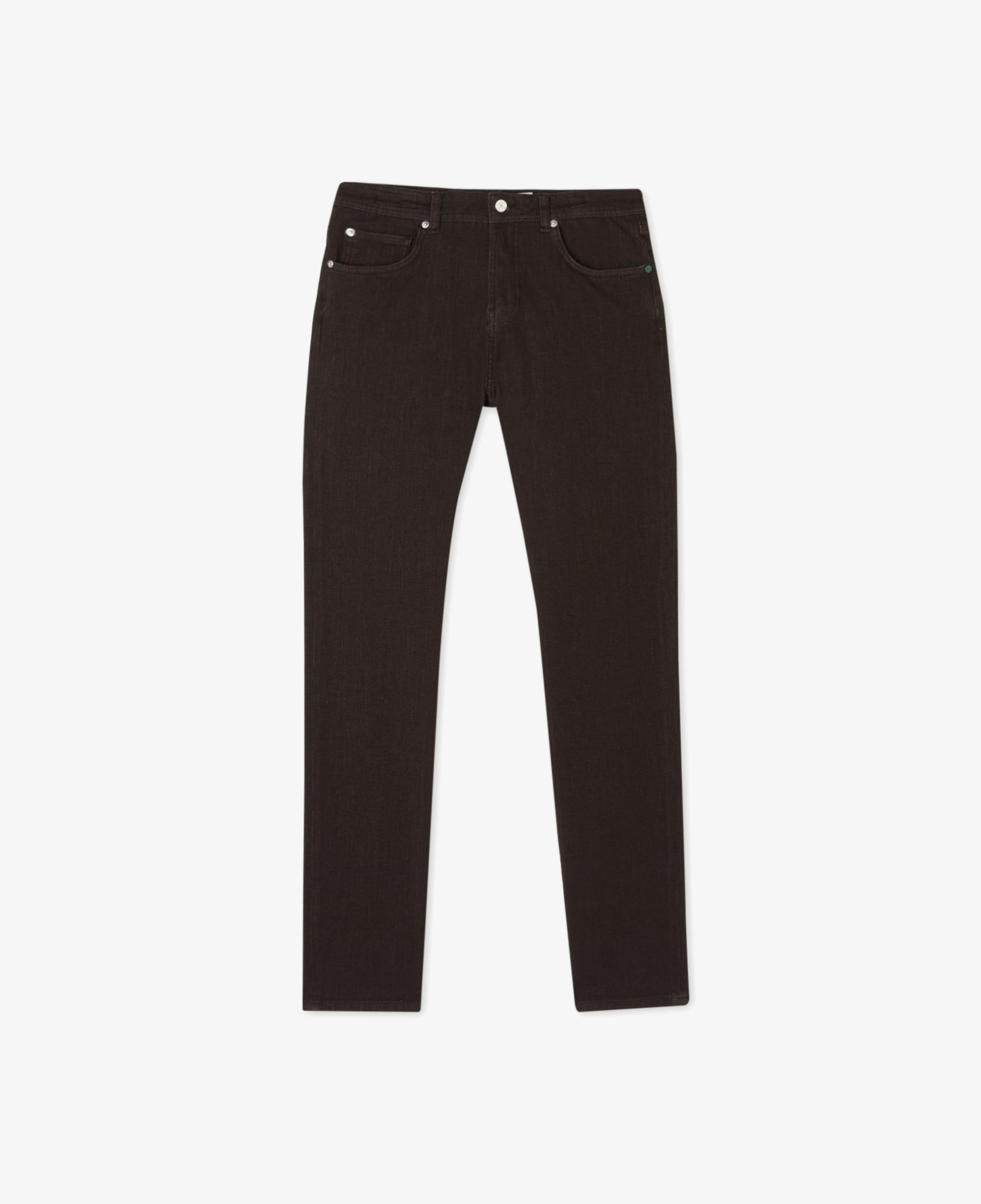 Erkek Slim Fit Kahverengi Jean Pantolon