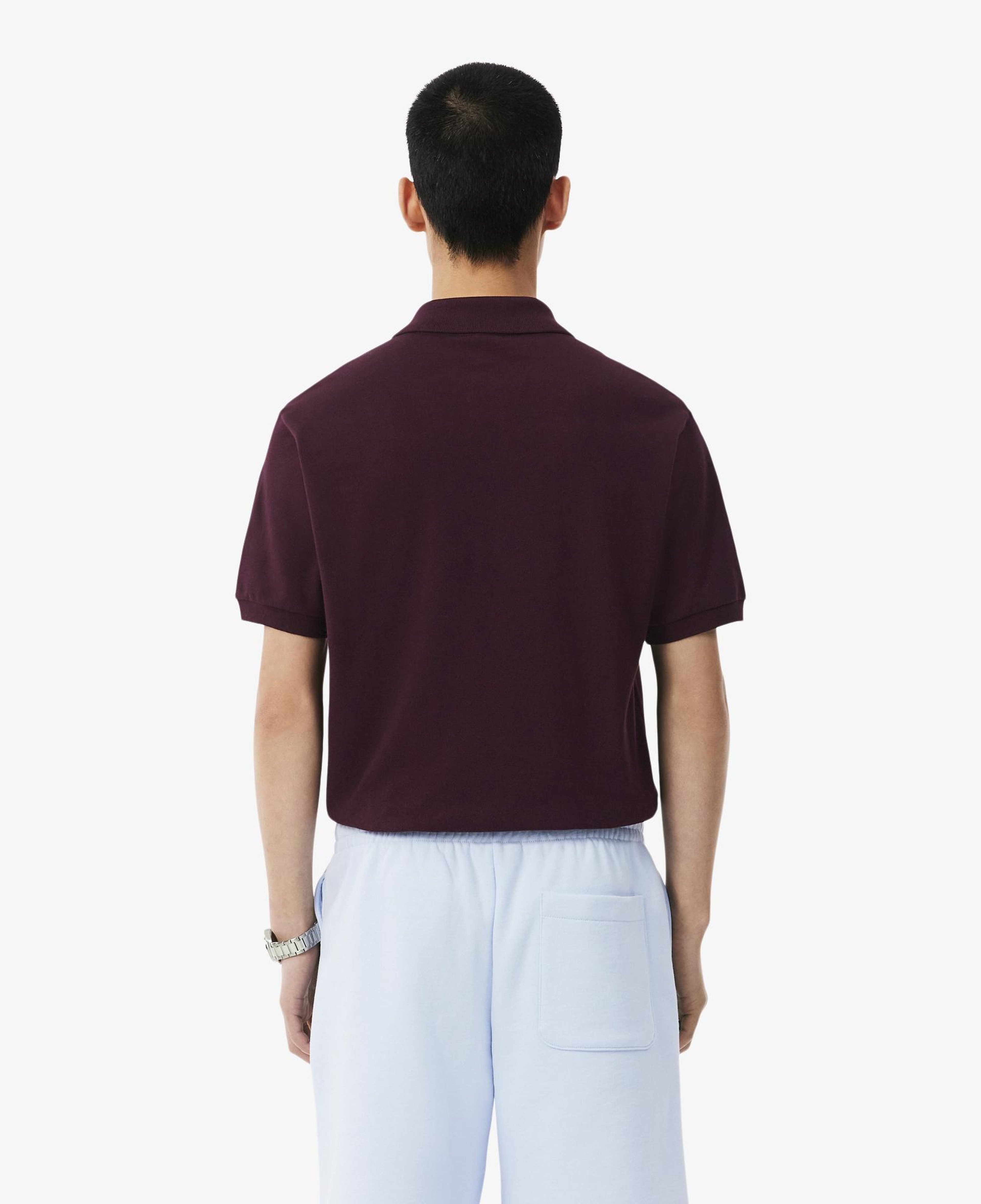 L.12.12 Erkek Classic Fit Bordo Polo