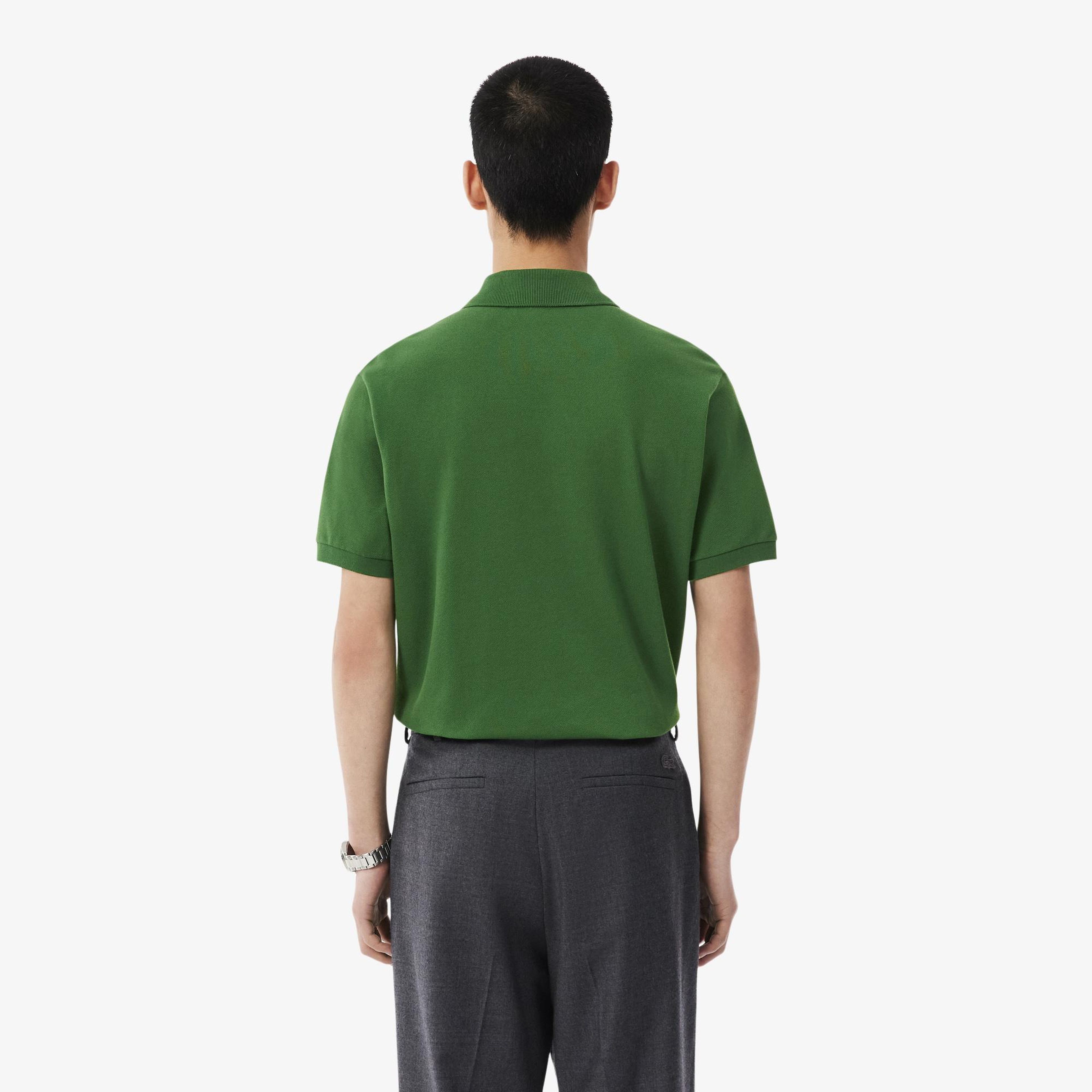 L.12.12 Erkek Classic Fit Yeşil Polo