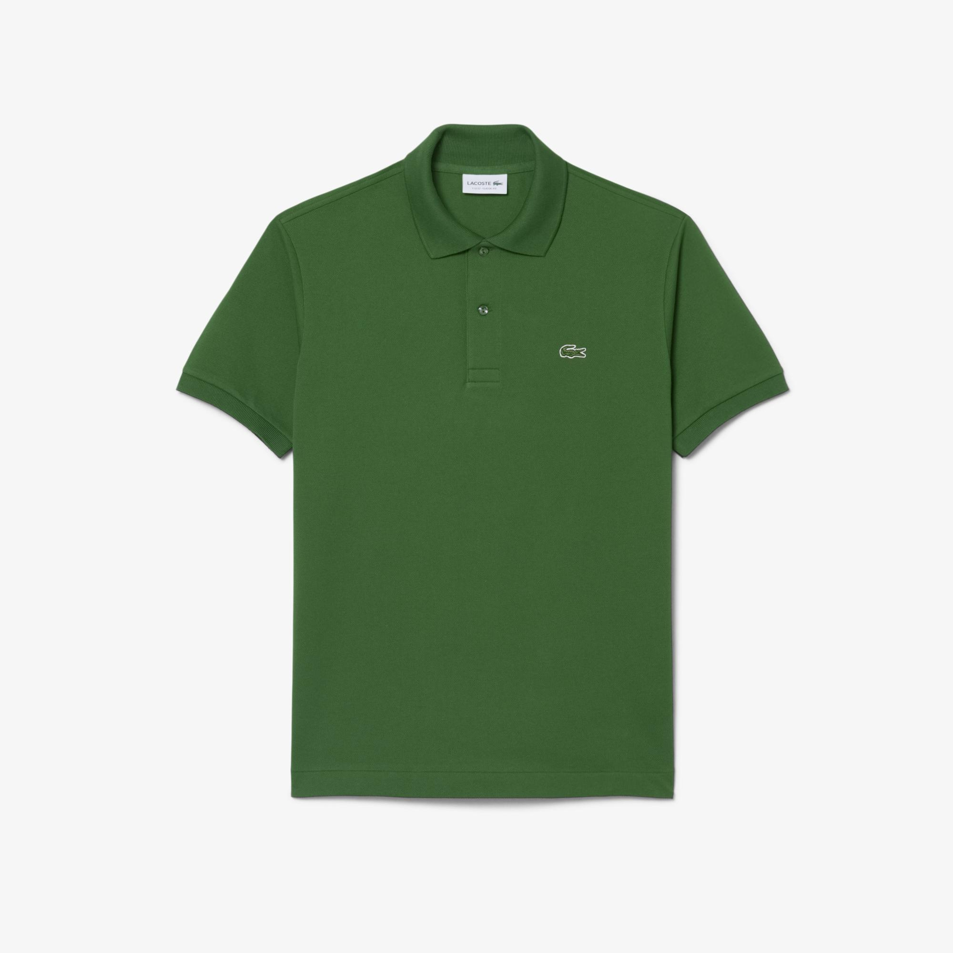 L.12.12 Erkek Classic Fit Yeşil Polo