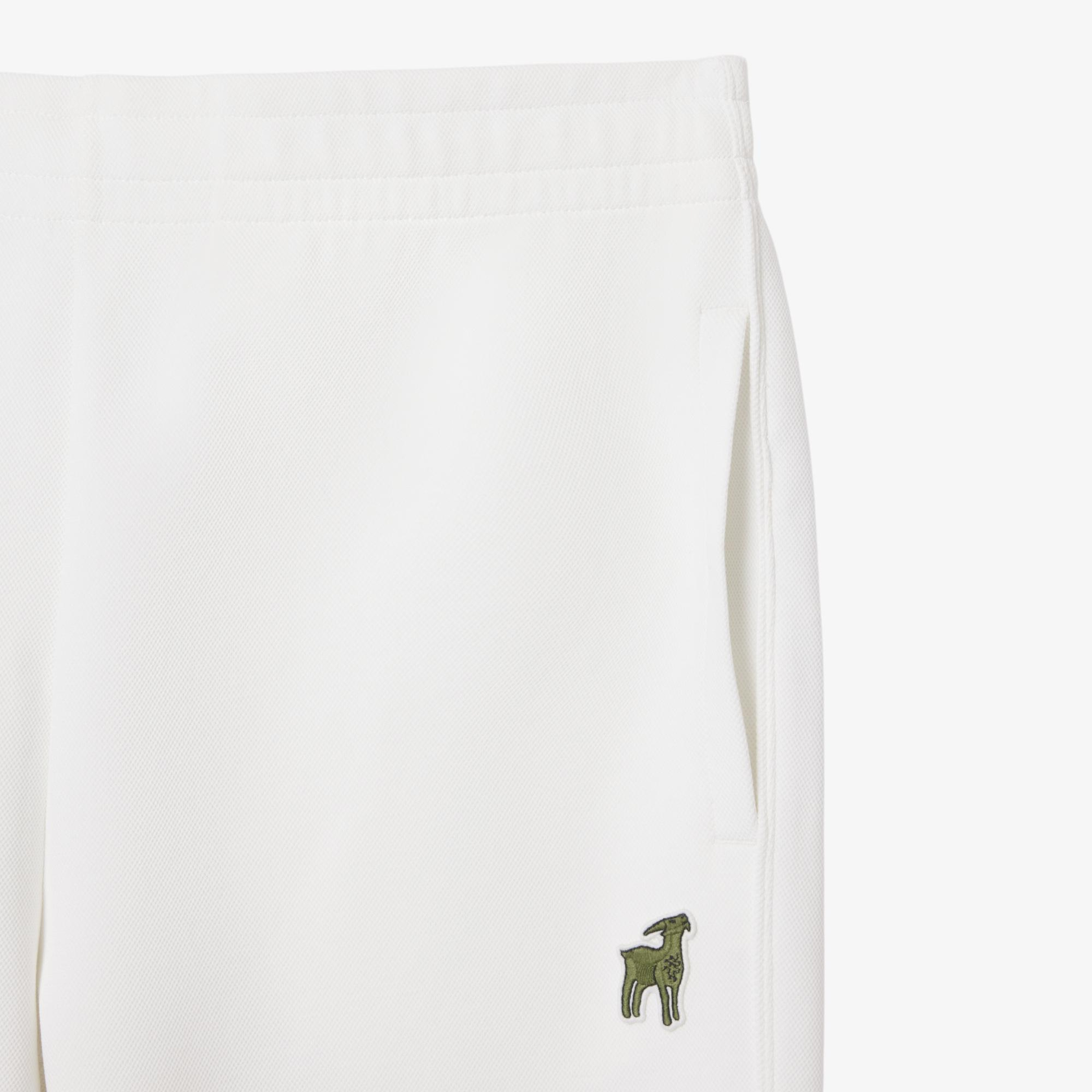 Lacoste x Novak Djokovic The GOAT Erkek Beyaz Eşofman Altı