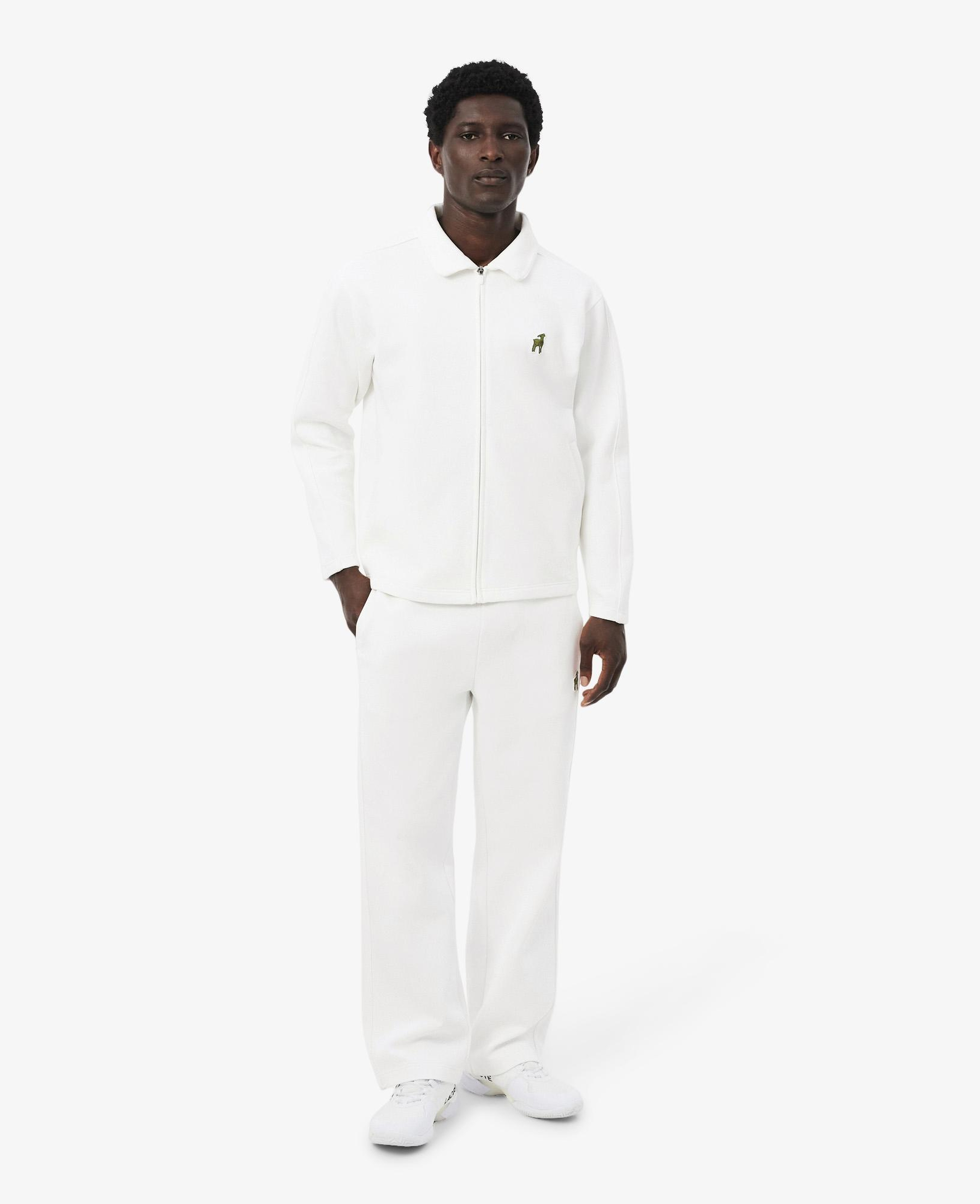 Lacoste x Novak Djokovic The GOAT Erkek Beyaz Eşofman Altı