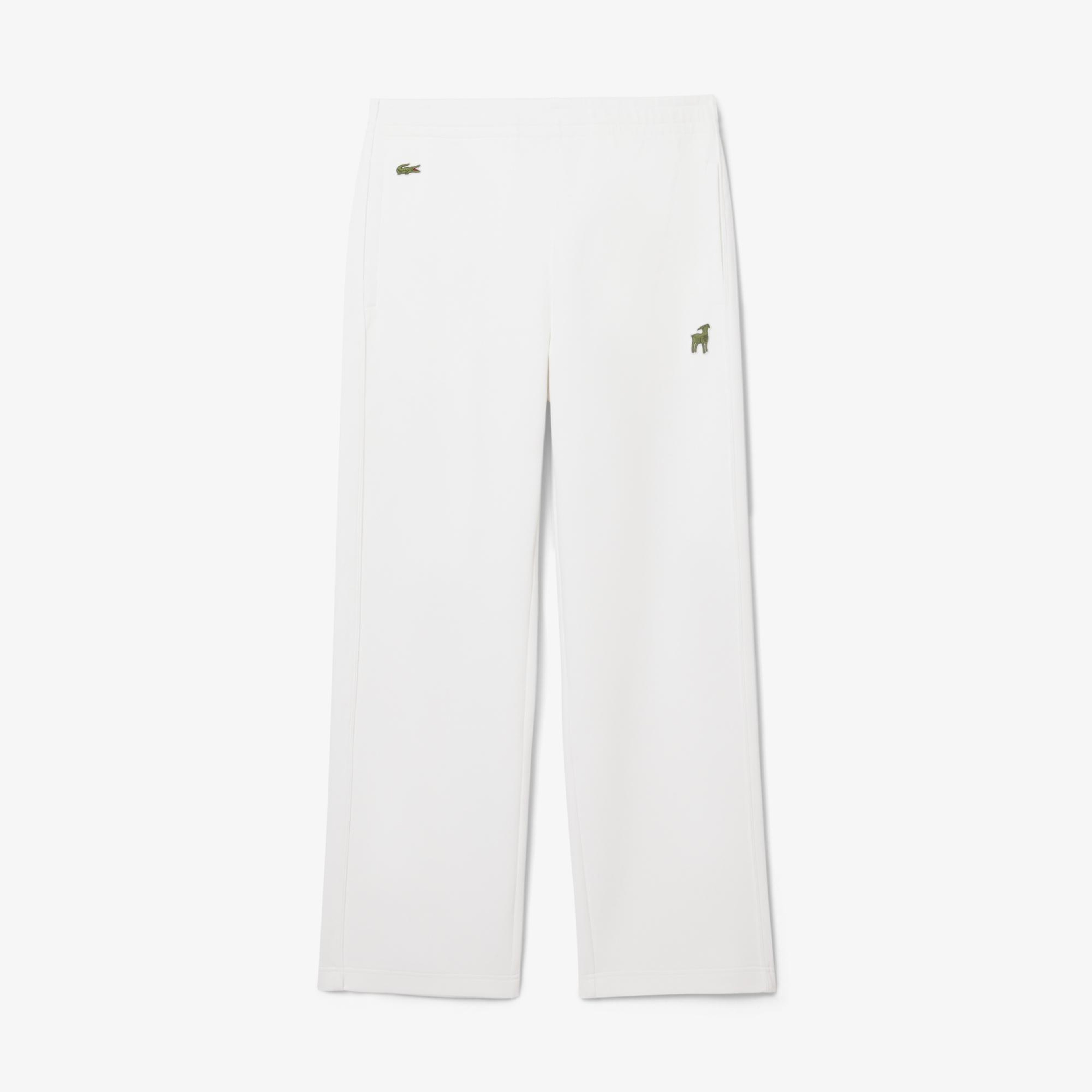 Lacoste x Novak Djokovic The GOAT Erkek Beyaz Eşofman Altı